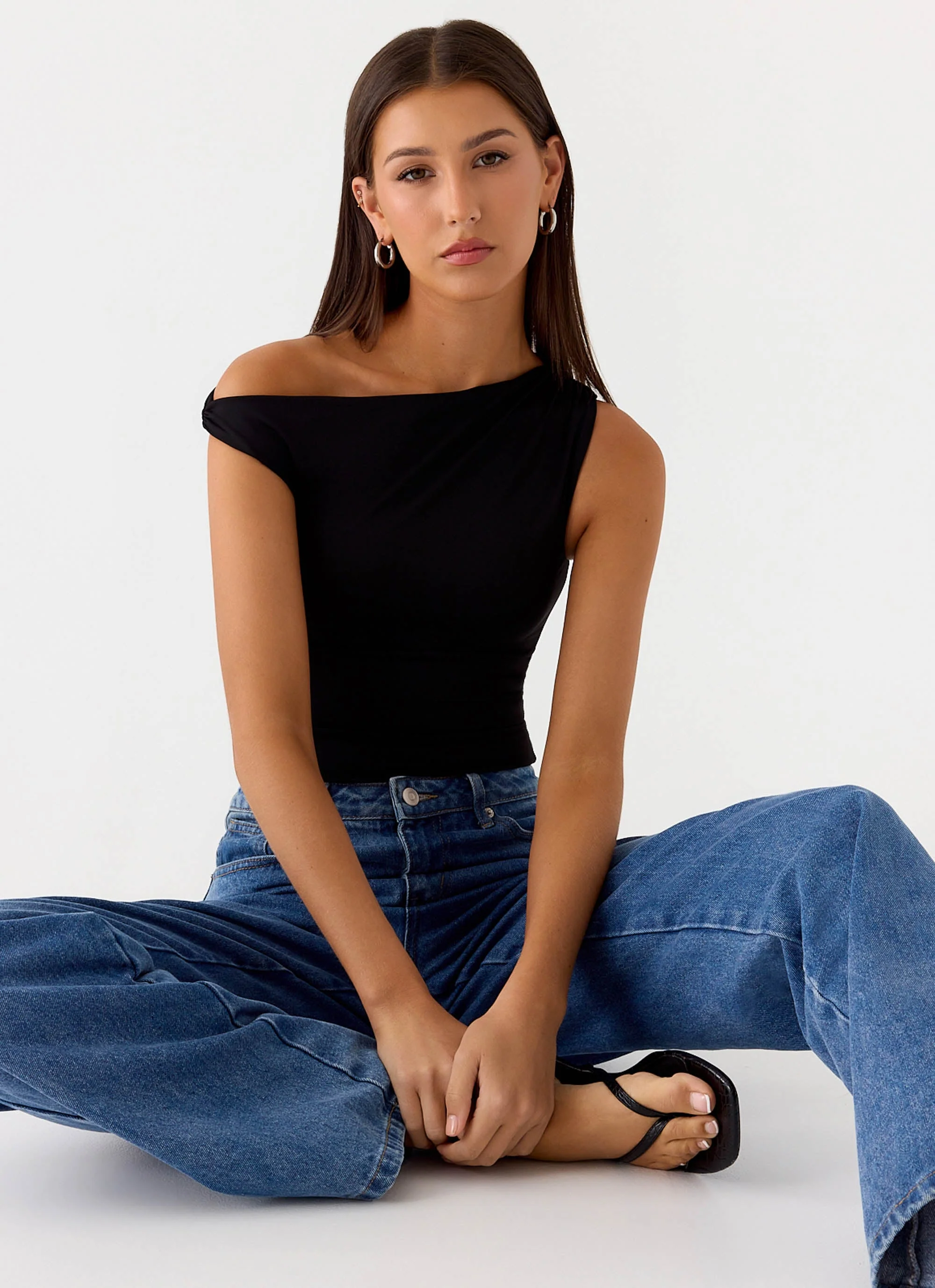 No Answer Bodysuit - Black - Image 6
