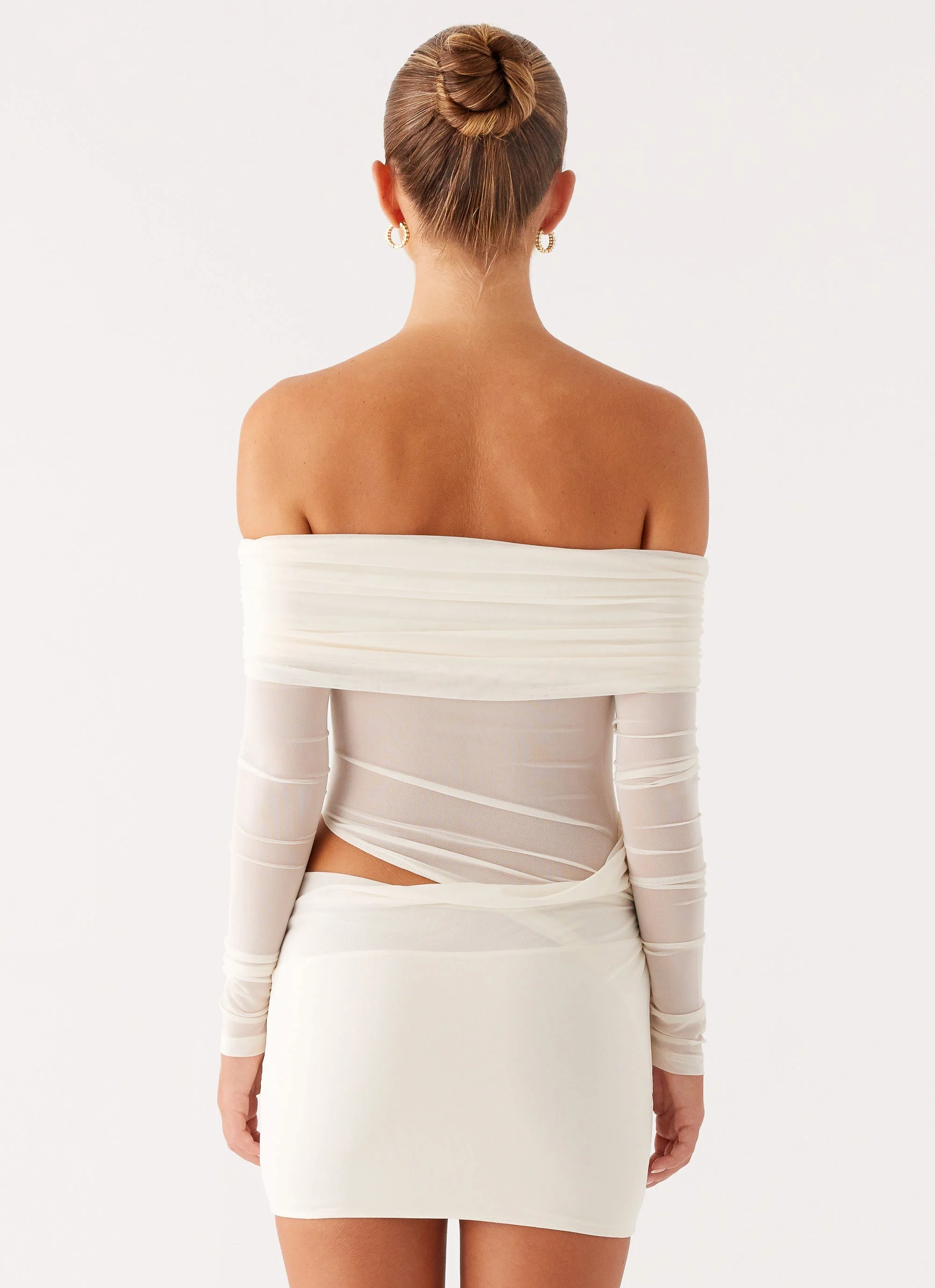 No Doubt Mini Dress - Ivory - Image 4