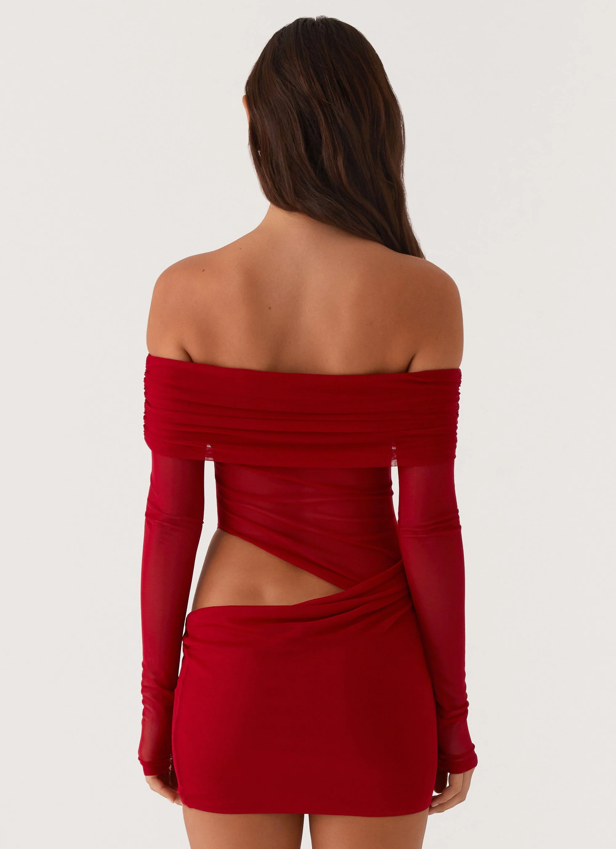 No Doubt Mini Dress - Red - Image 4