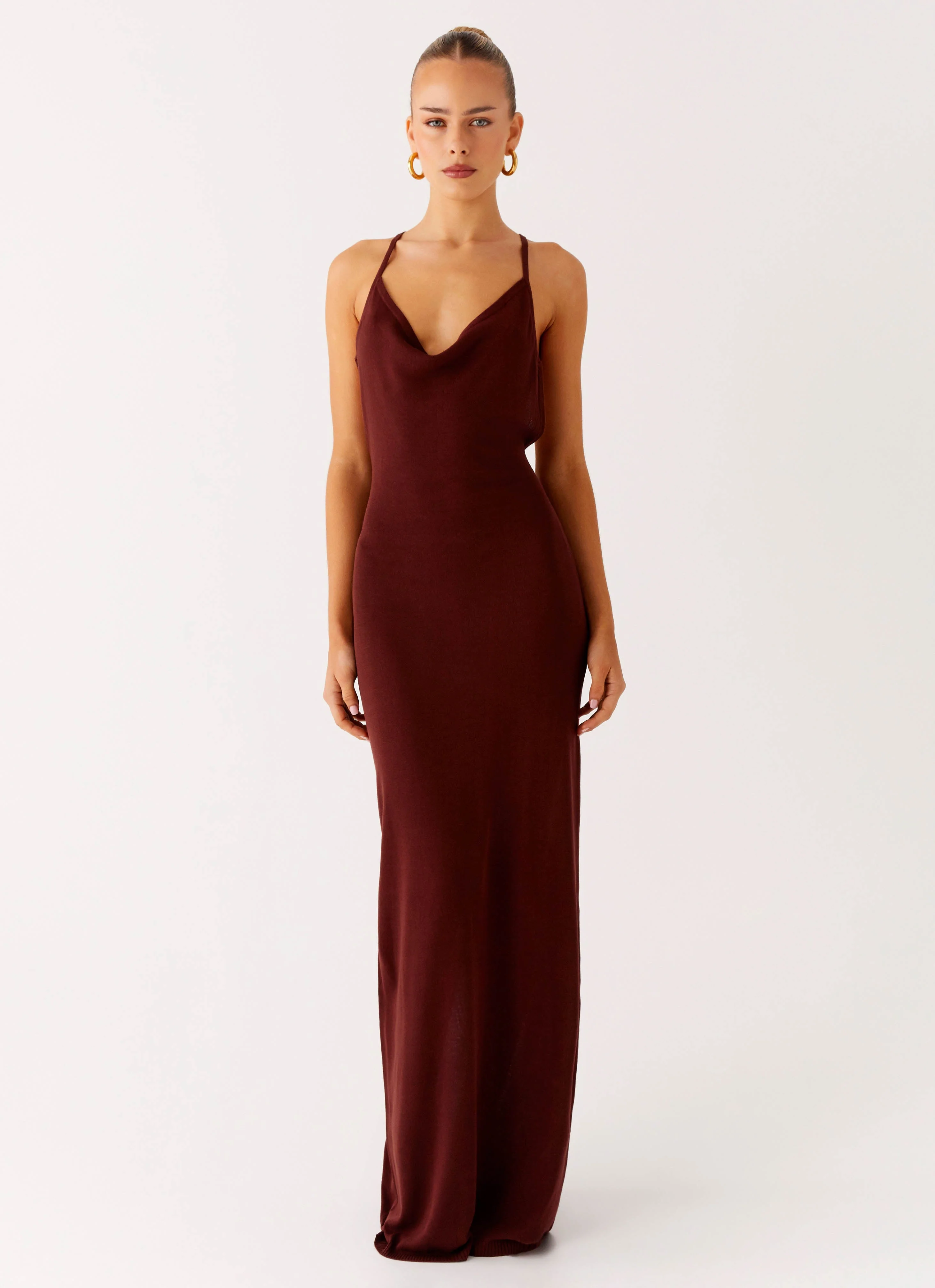 Nomad Muse Maxi Dress - Chocolate - Image 2