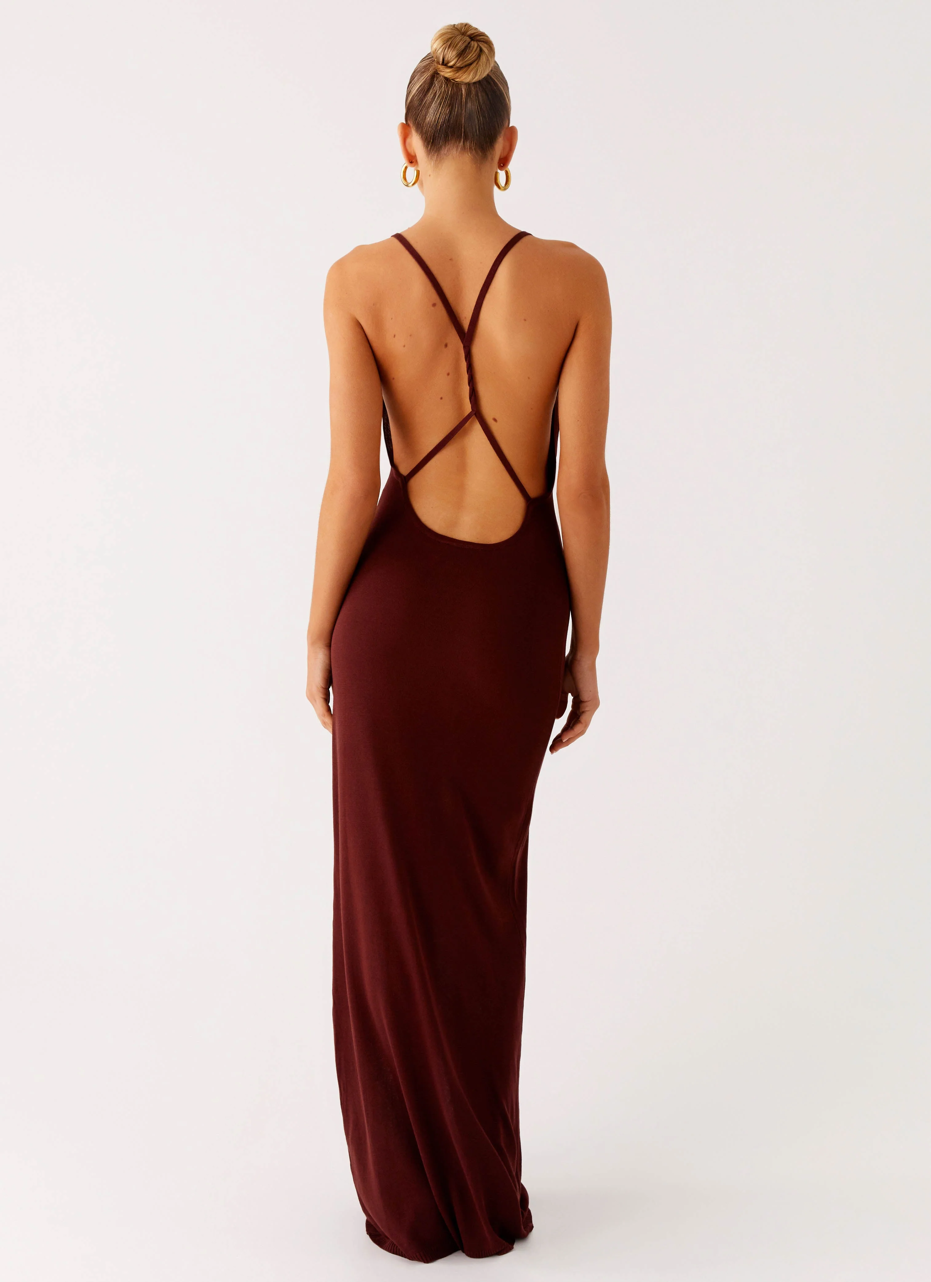 Nomad Muse Maxi Dress - Chocolate - Image 4