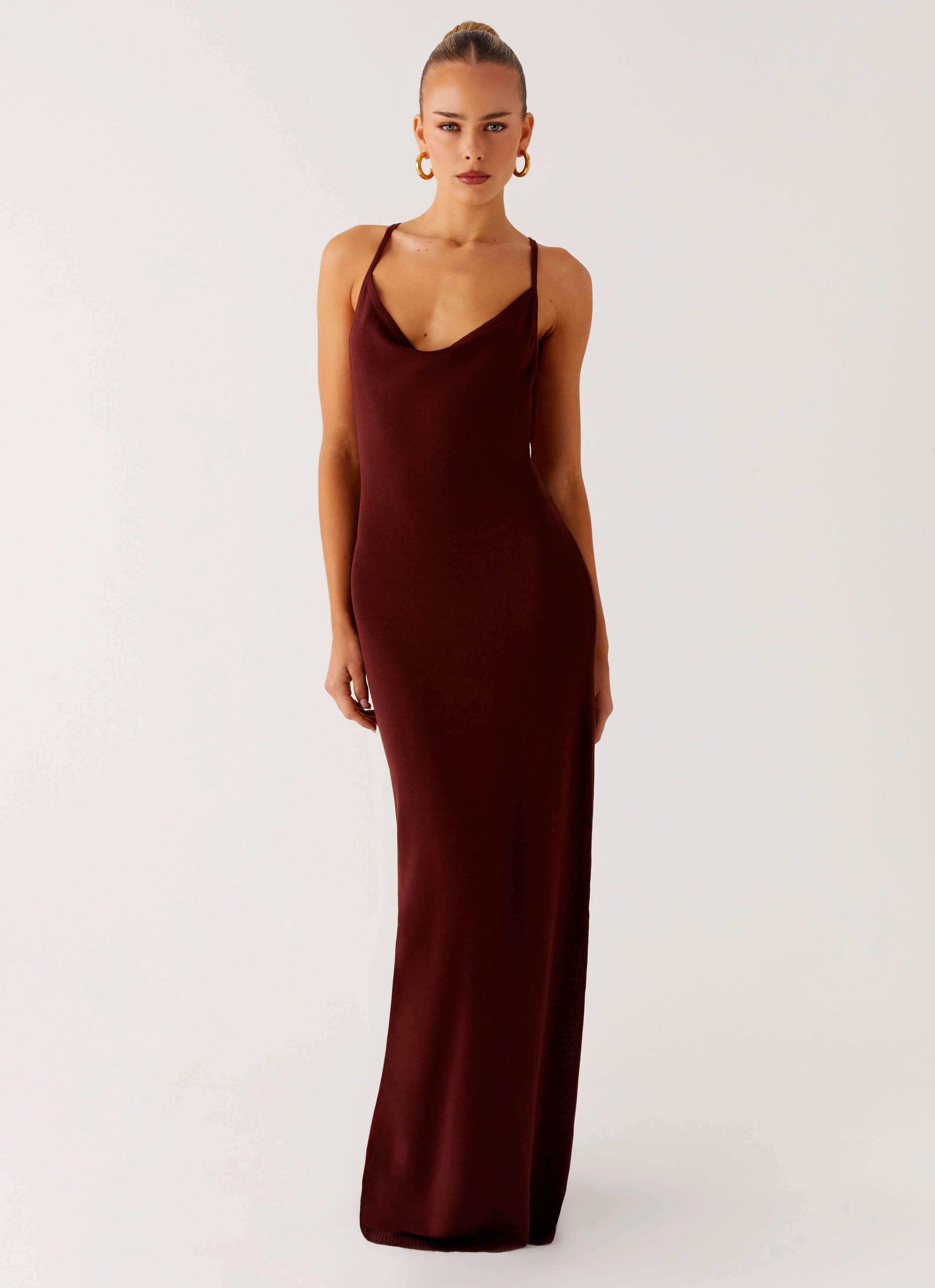 Nomad Muse Maxi Dress - Chocolate - Image 5