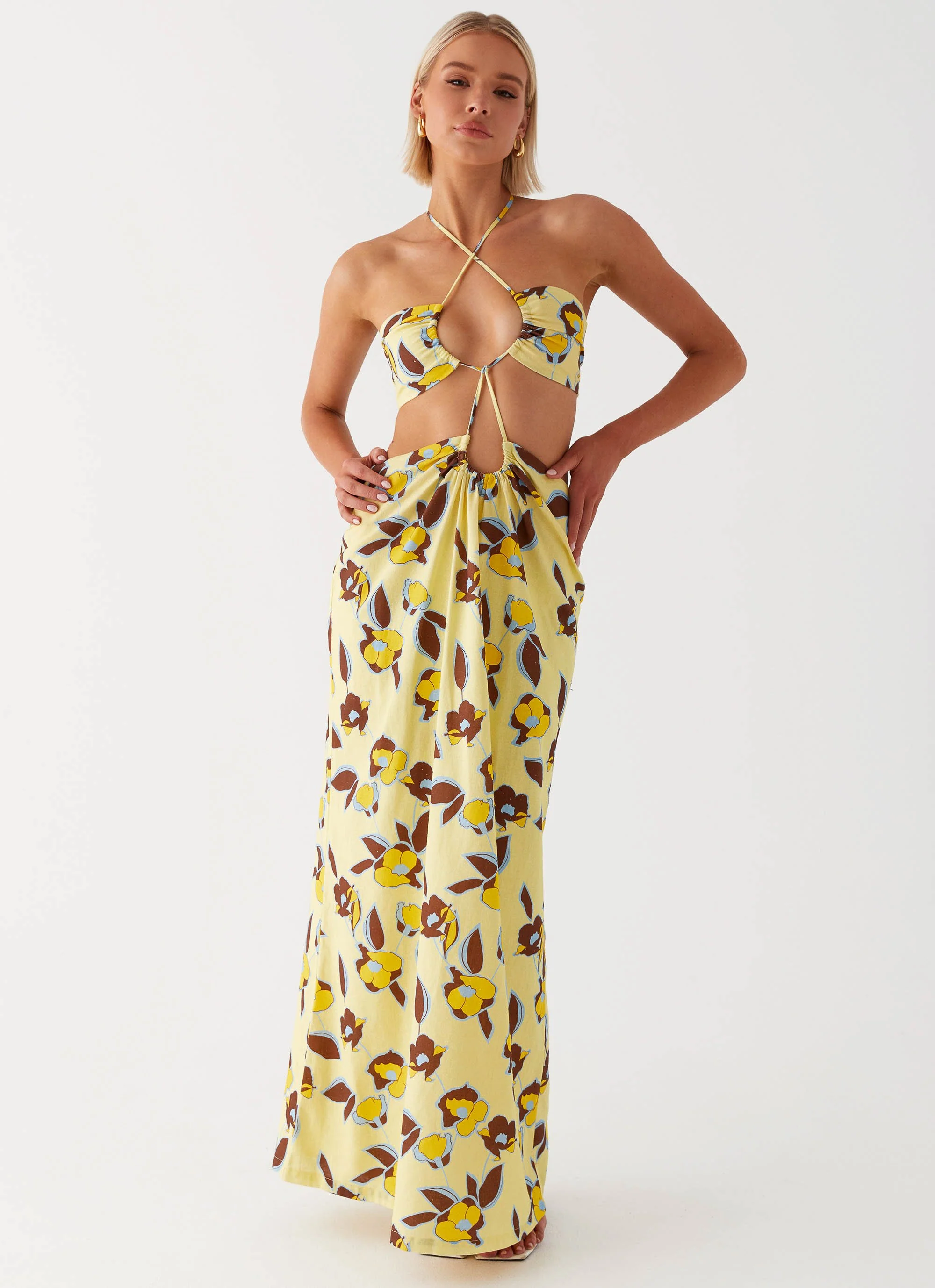 Nora Linen Maxi Dress - Primrose - Image 6