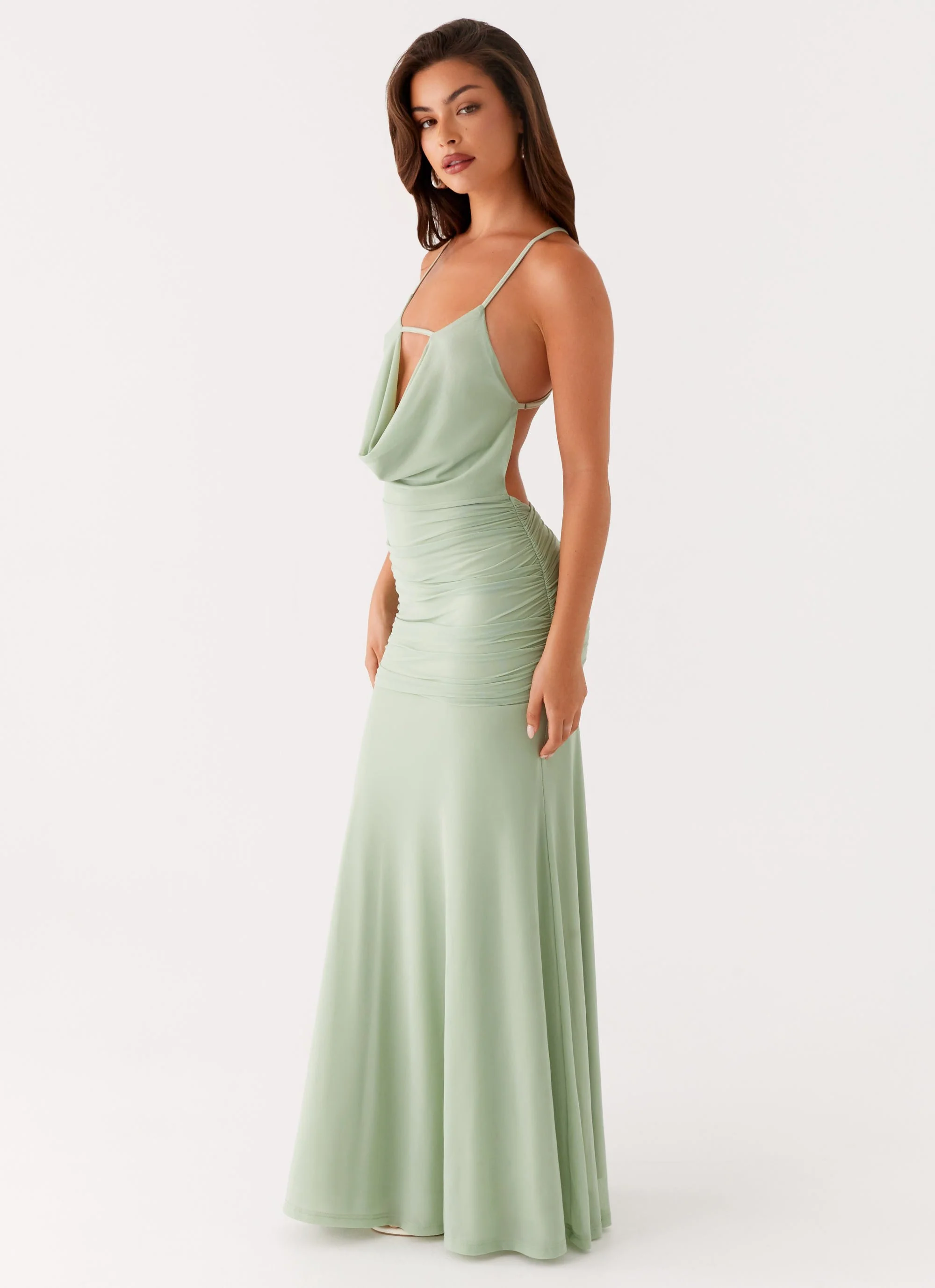 Norah Maxi Dress - Sage - Image 3