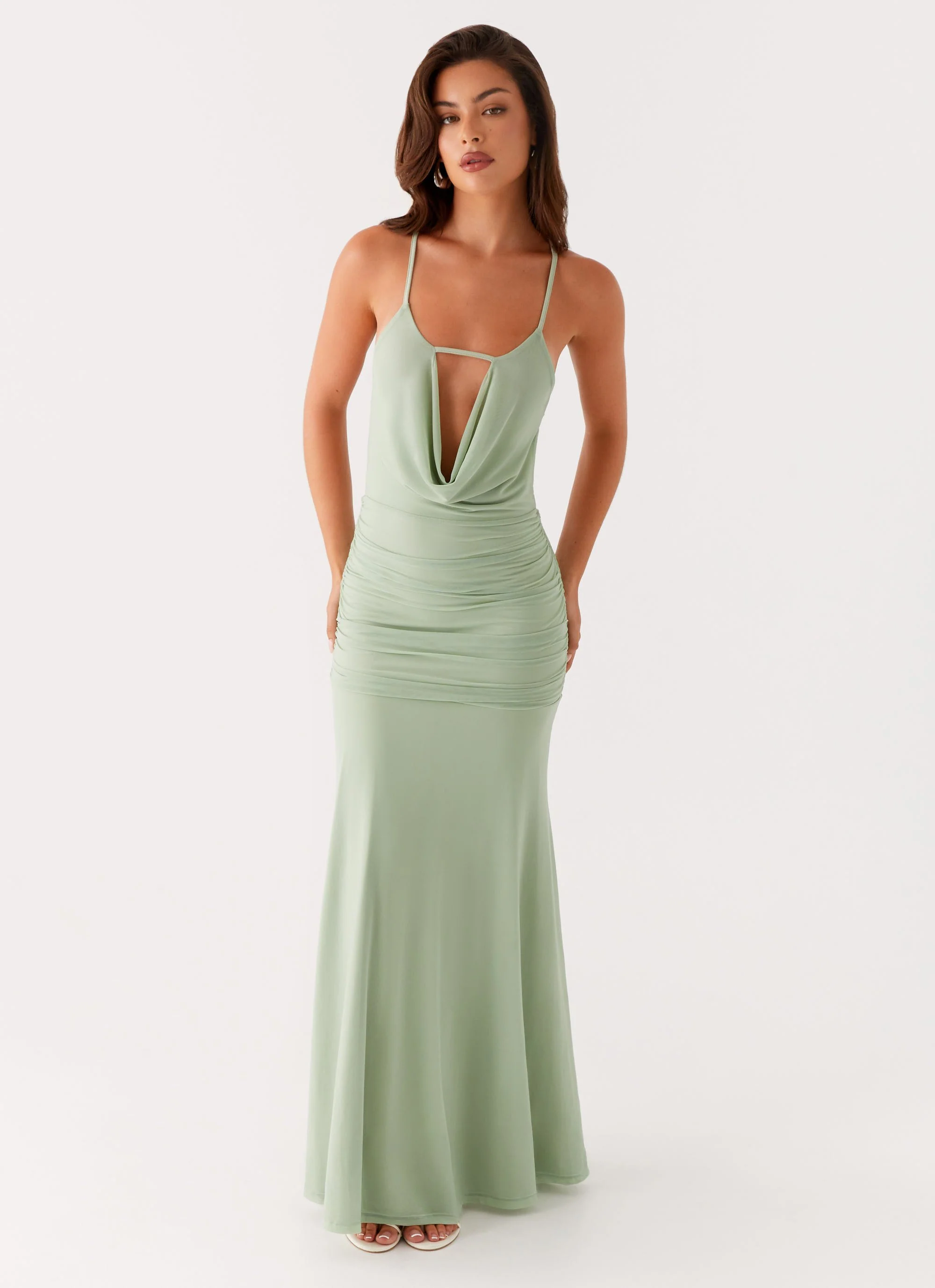 Norah Maxi Dress - Sage - Image 6