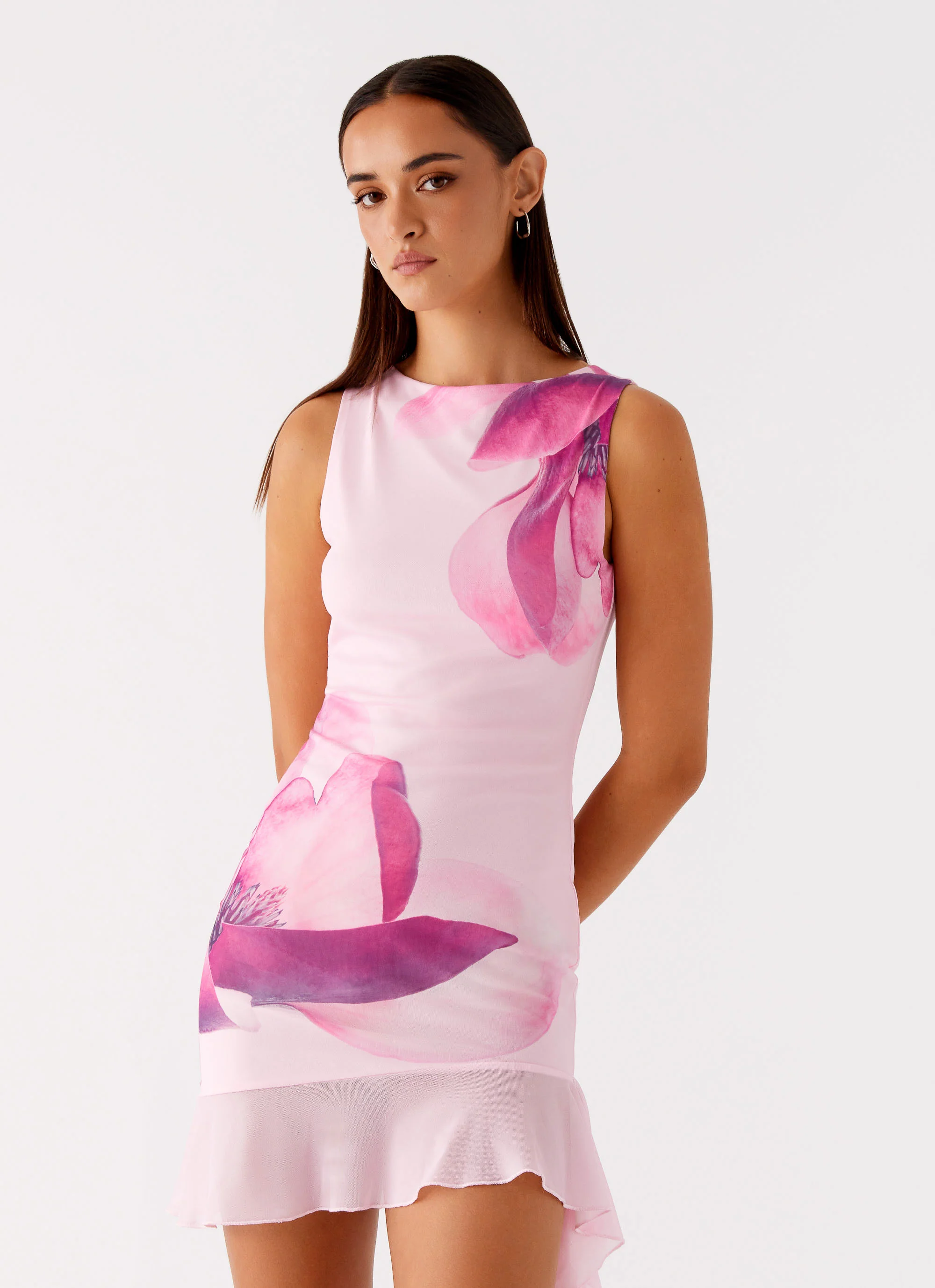 Normandy Mini Dress - Pastel Pink - Image 6