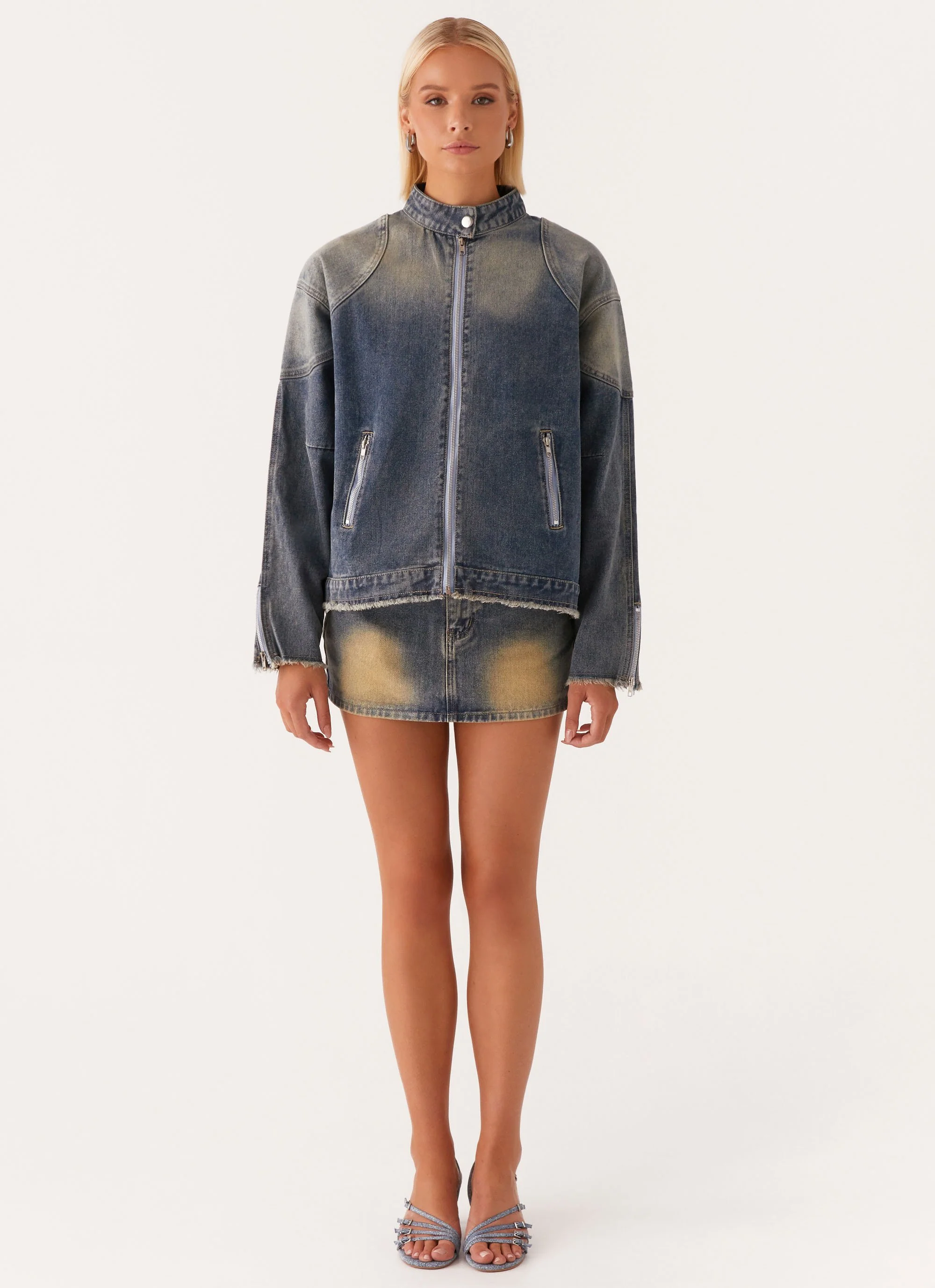 Not Like Us Denim Jacket - Vintage - Image 2