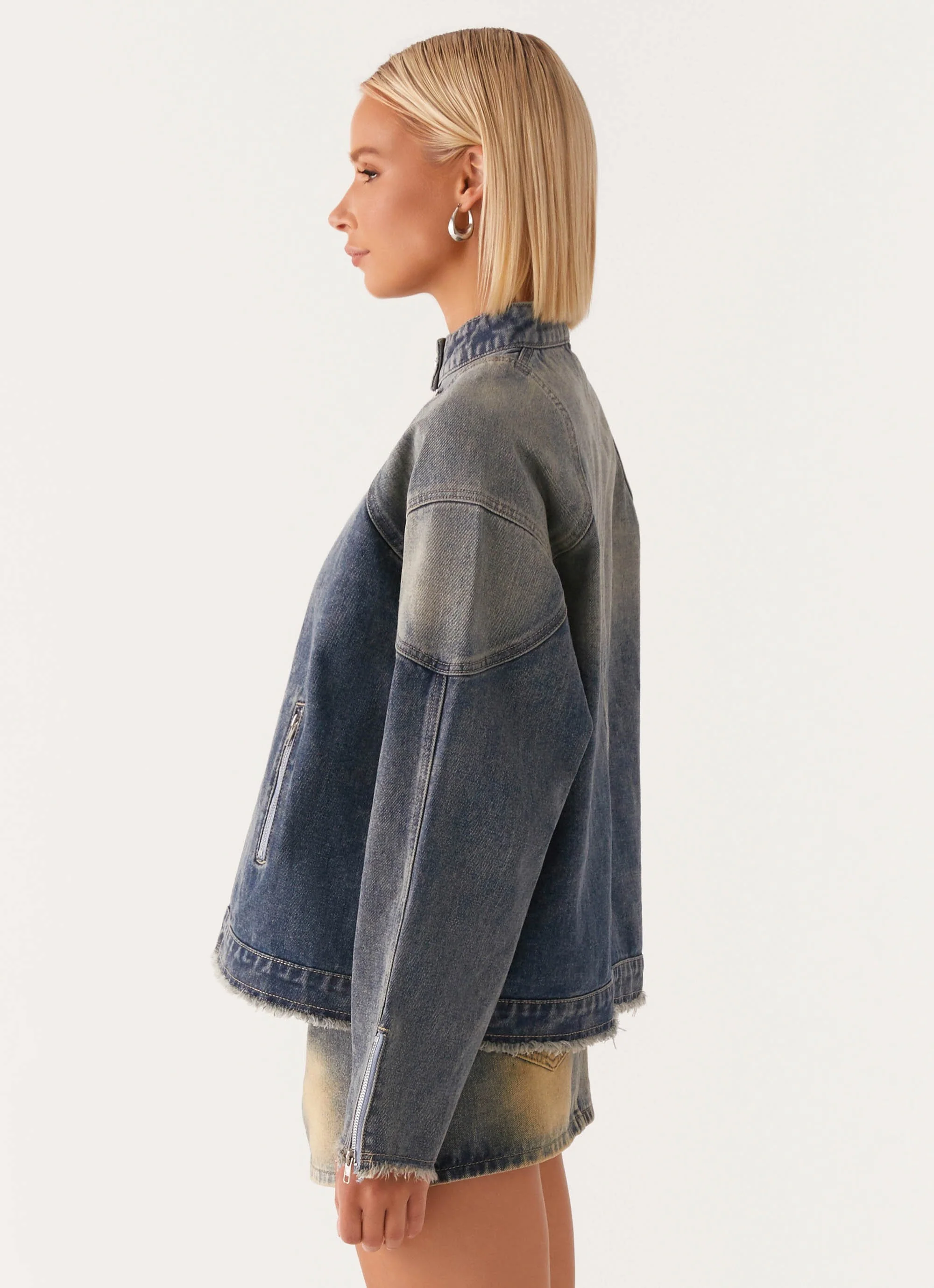 Not Like Us Denim Jacket - Vintage - Image 3