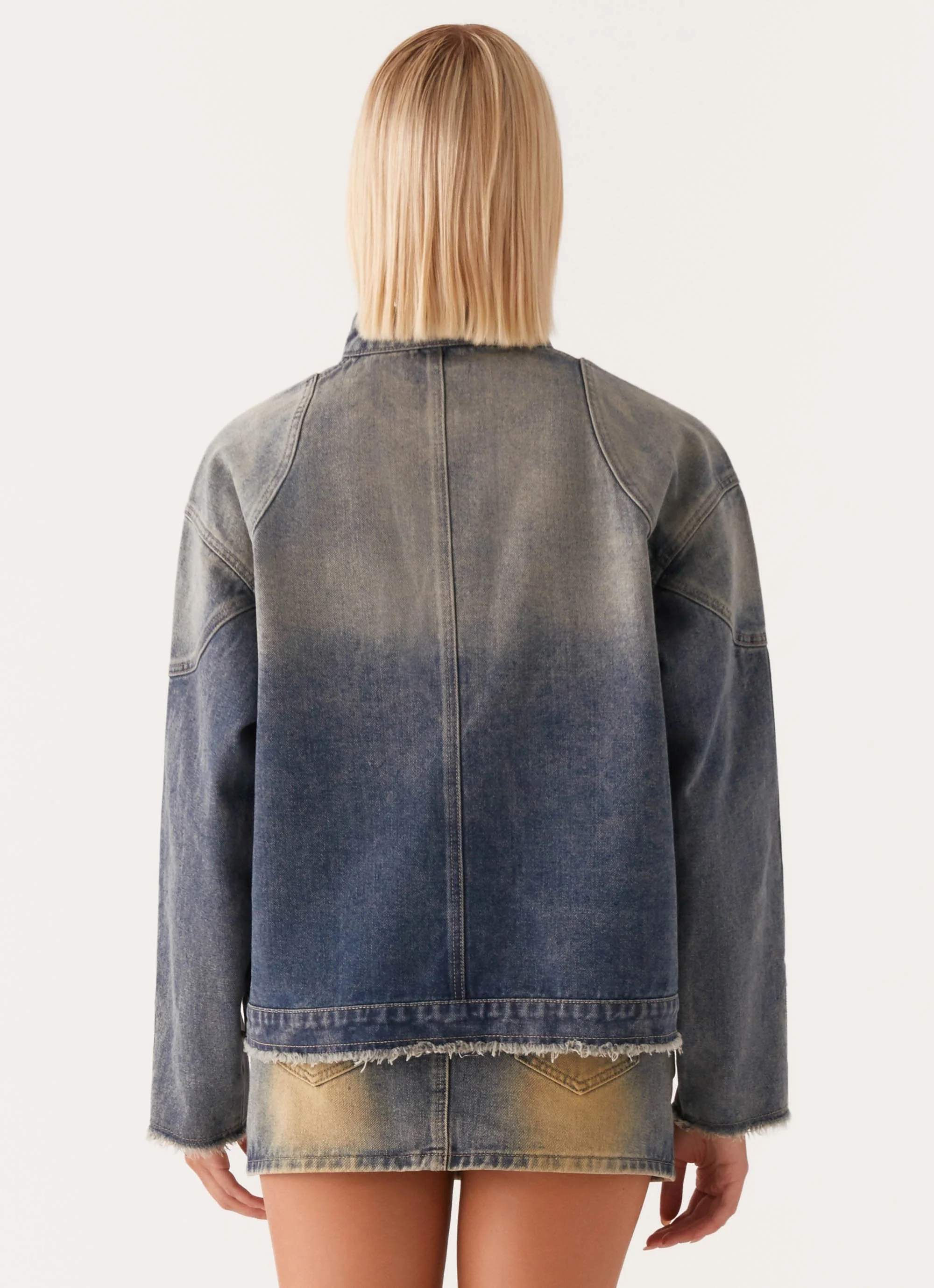 Not Like Us Denim Jacket - Vintage - Image 4