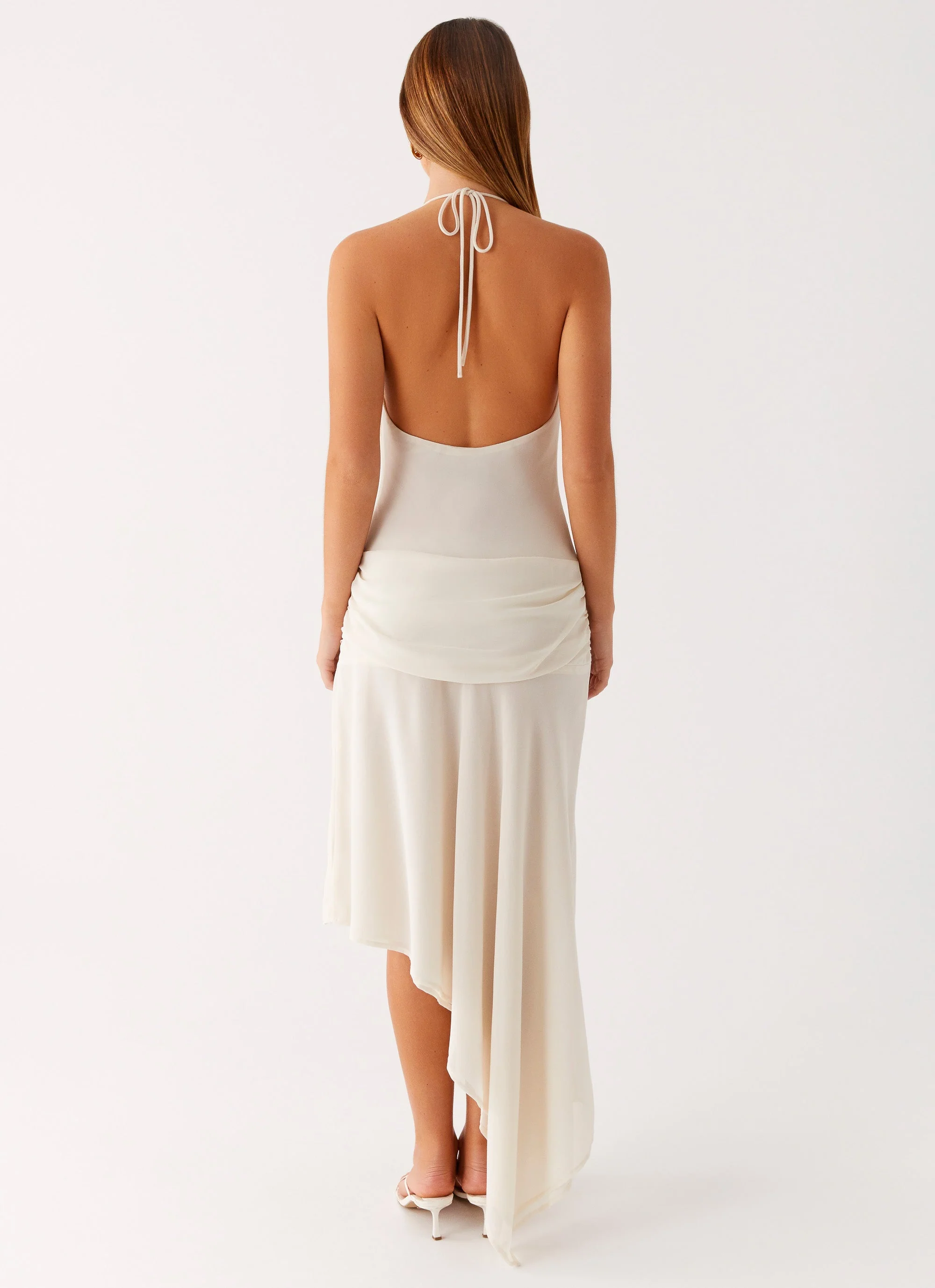 Nyra Midi Dress - Cream - Image 2