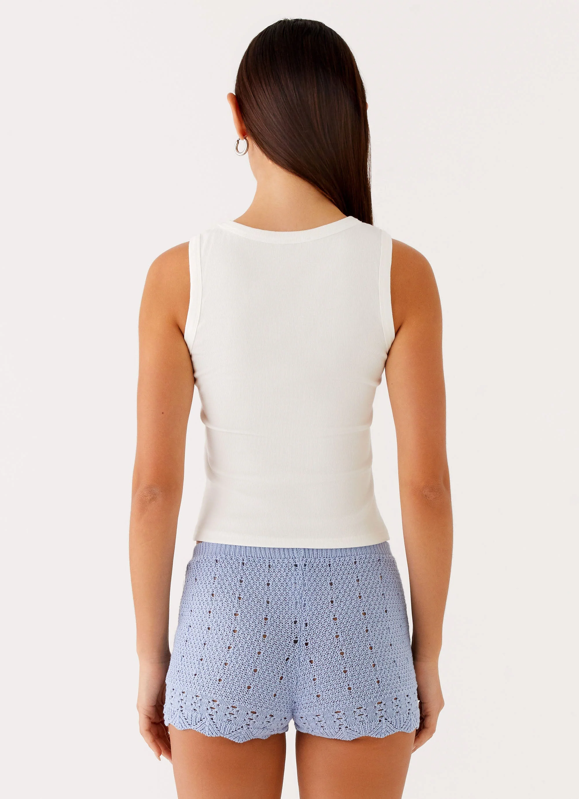 Oakley Low Rise Mini Shorts - Blue - Image 5