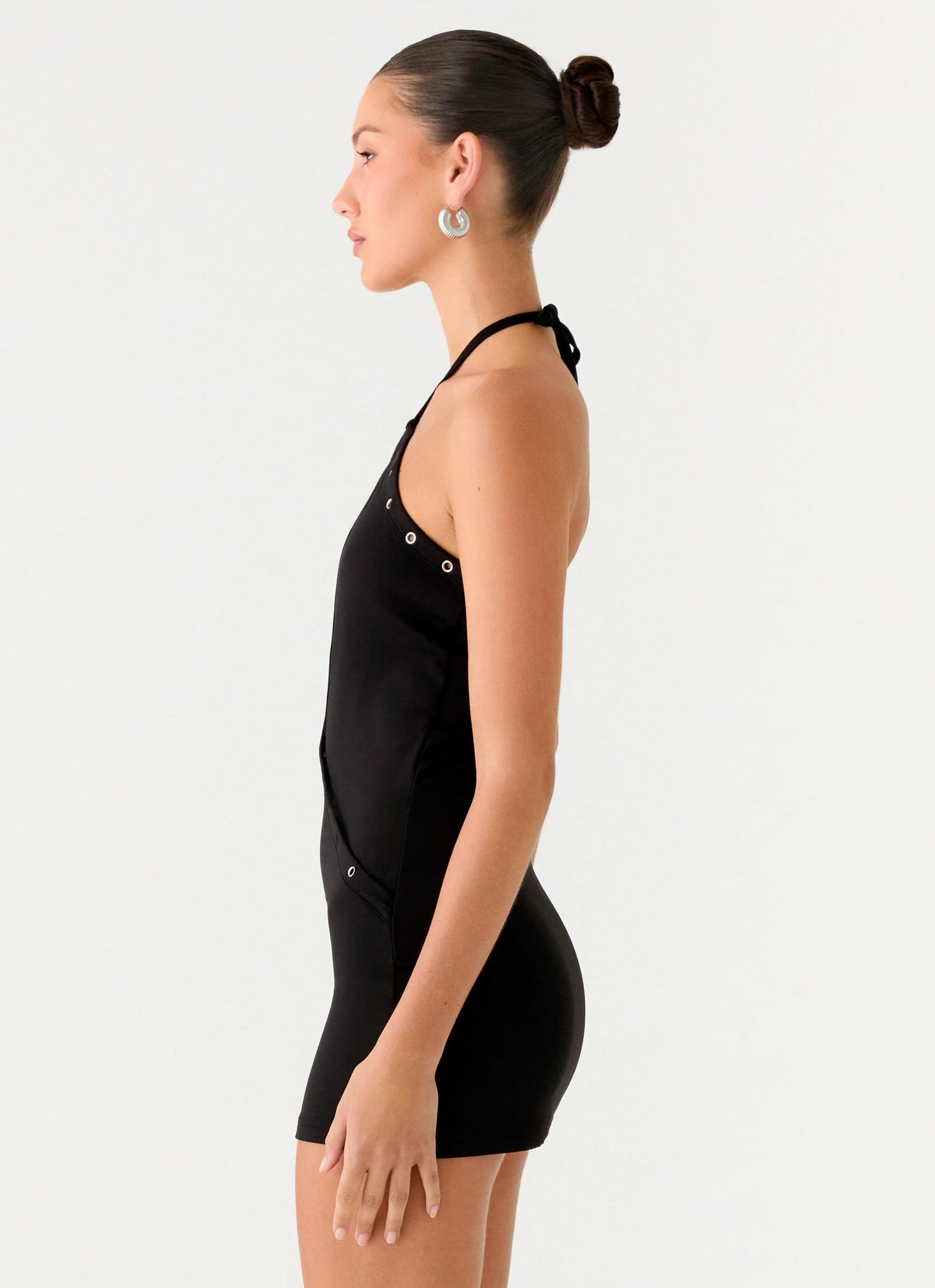 Off The Bass Mini Dress - Black - Image 3