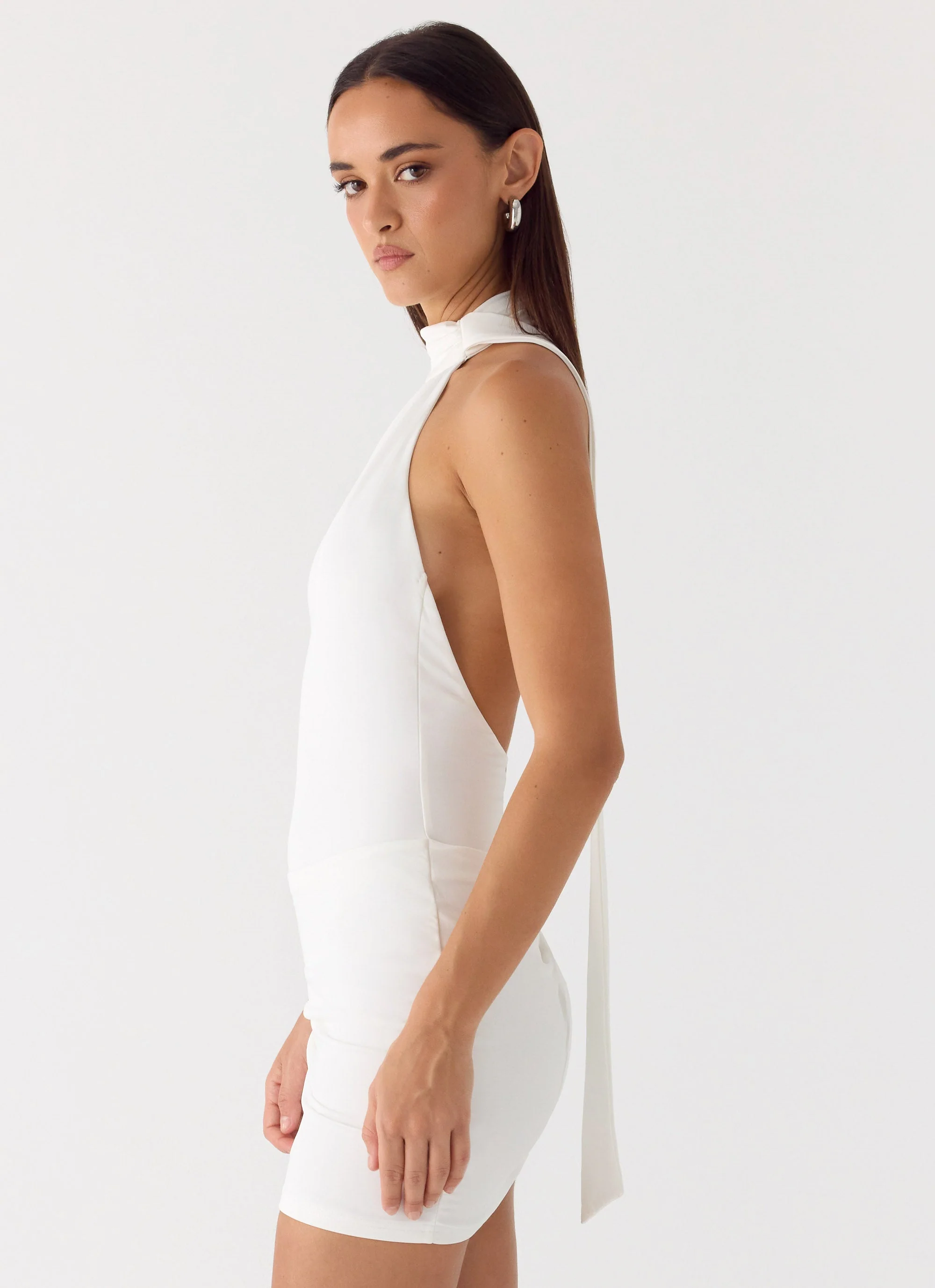 On My Way Mini Dress - White - Image 3