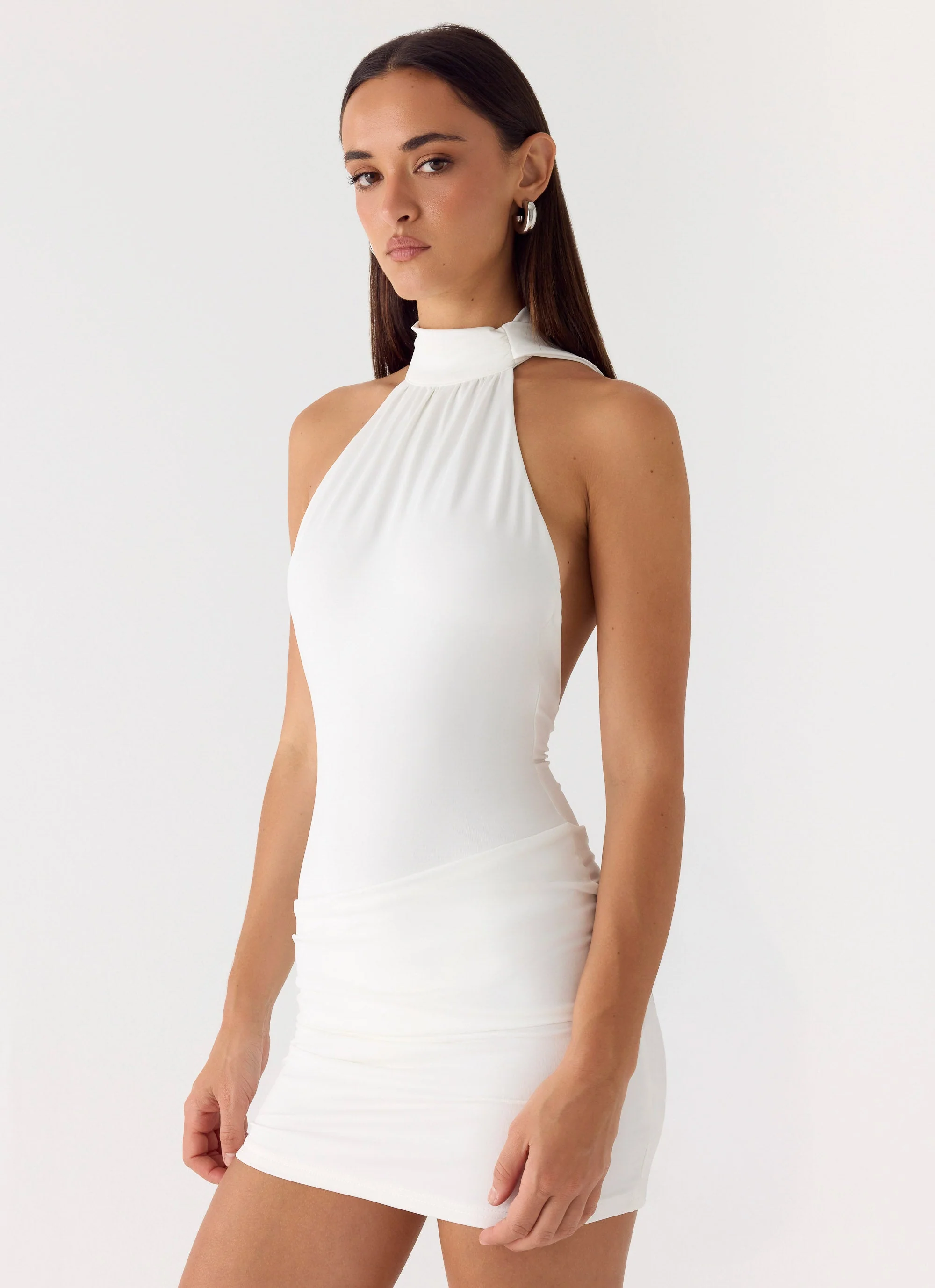 On My Way Mini Dress - White - Image 5