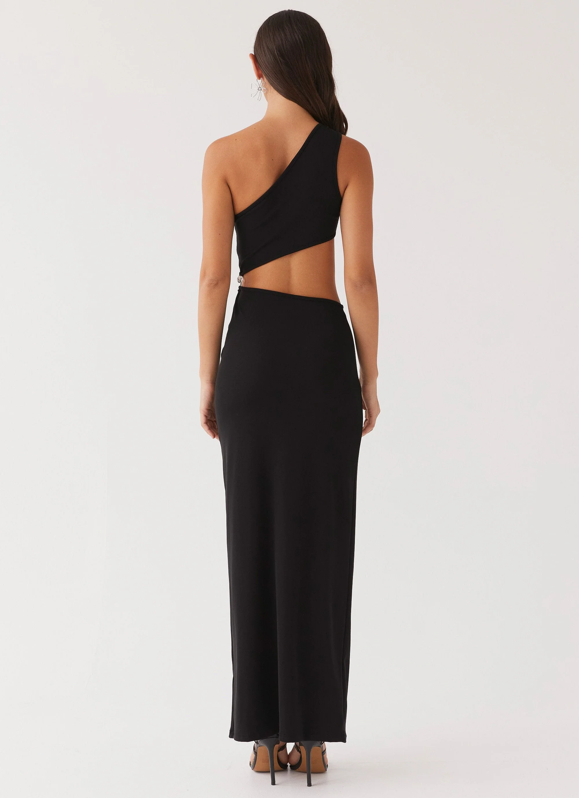 On The Moon Maxi Dress - Black - Image 5
