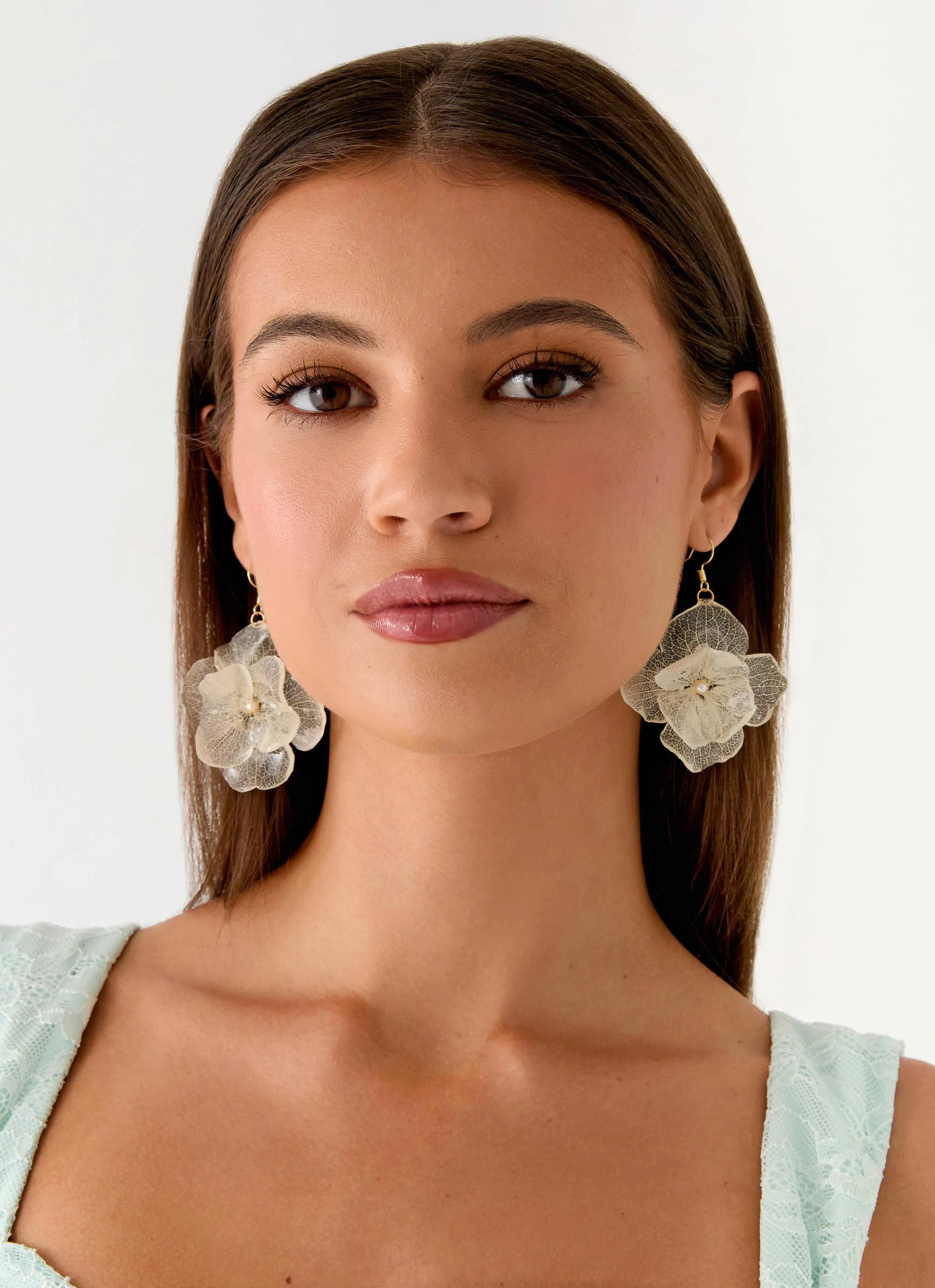 Onda Rosa Earrings - Ivory - Image 4