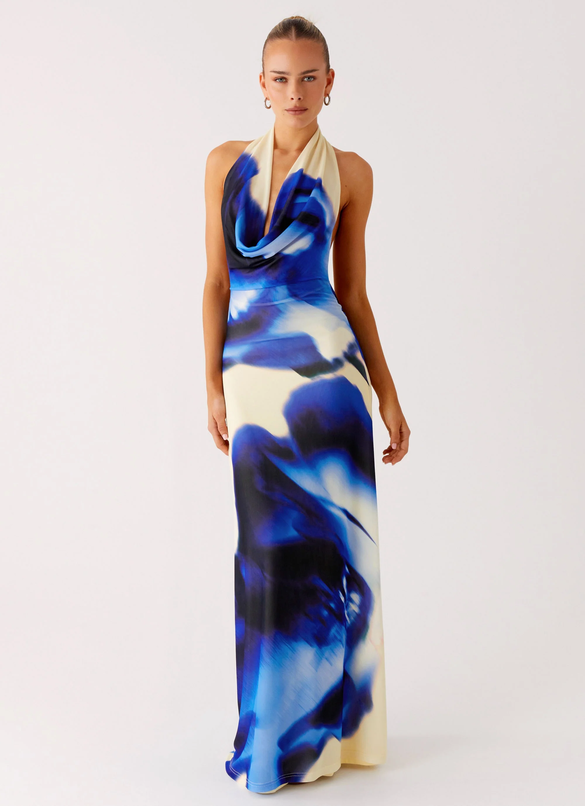 Only A Feeling Cowl Neck Maxi Dress - Heirloom Floral - Image 4