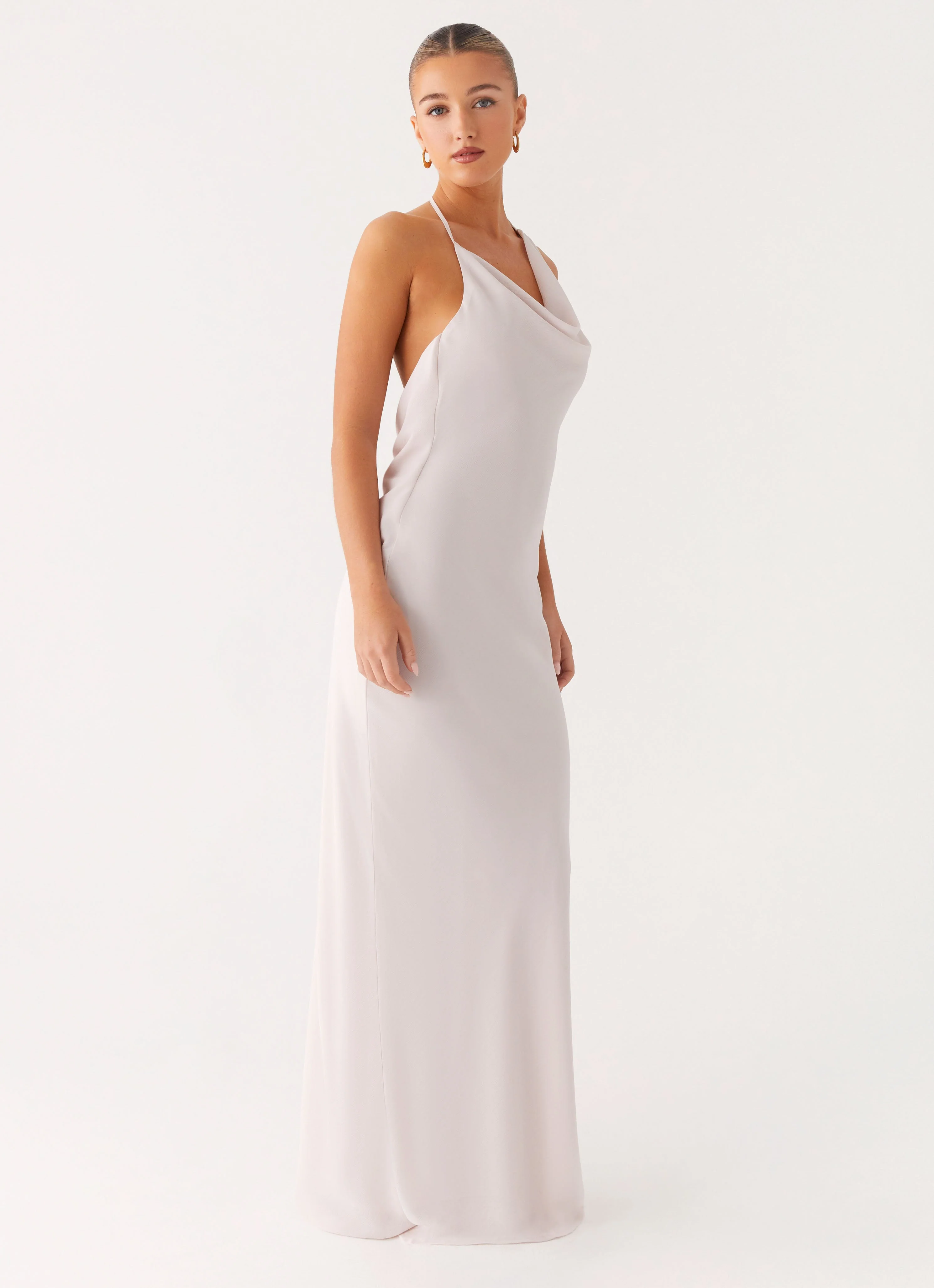 Opal Glow Maxi Dress - Off White - Image 6