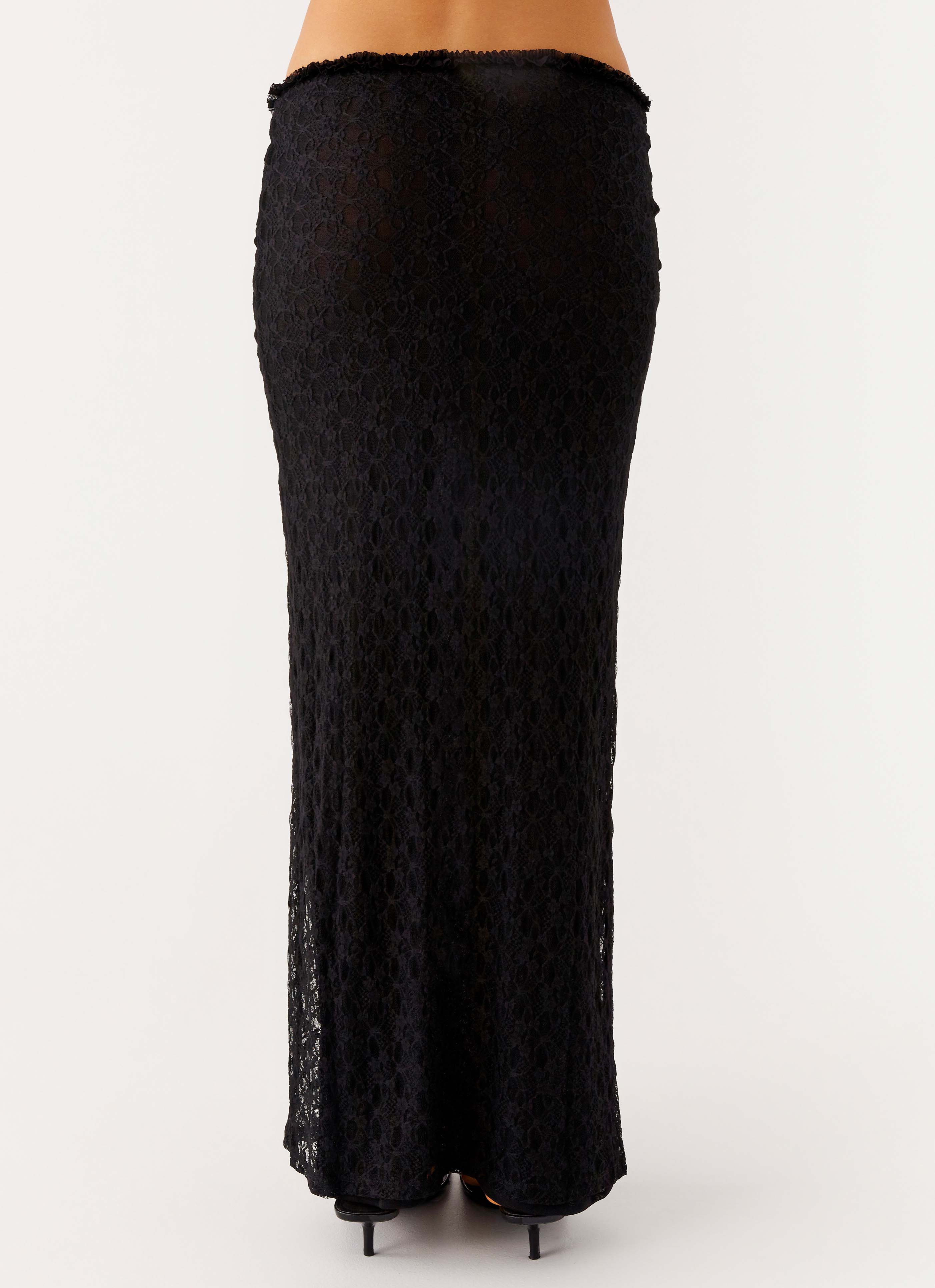 Ophira Maxi Skirt - Black - Image 4