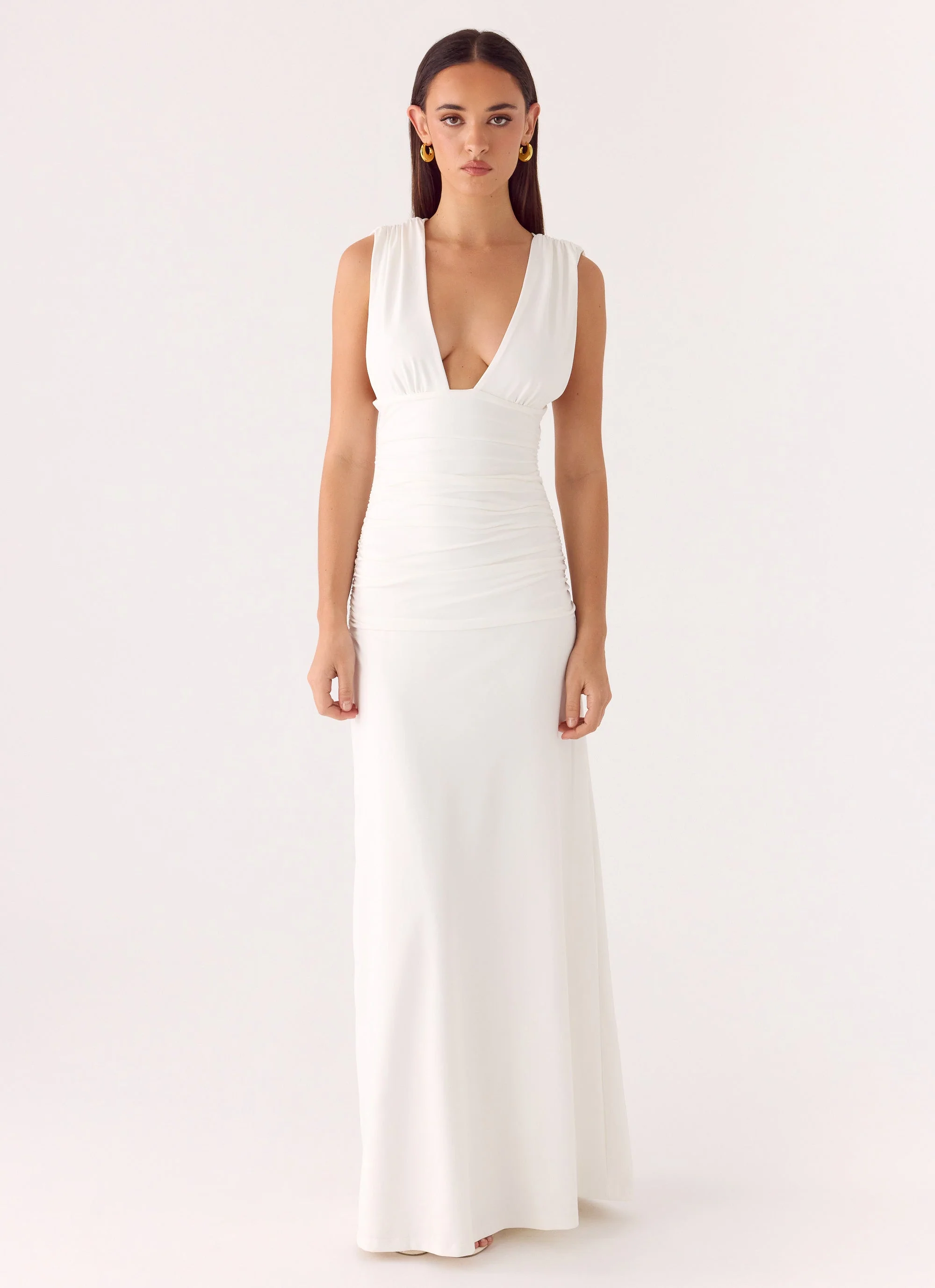 Options Maxi Dress - White - Image 2