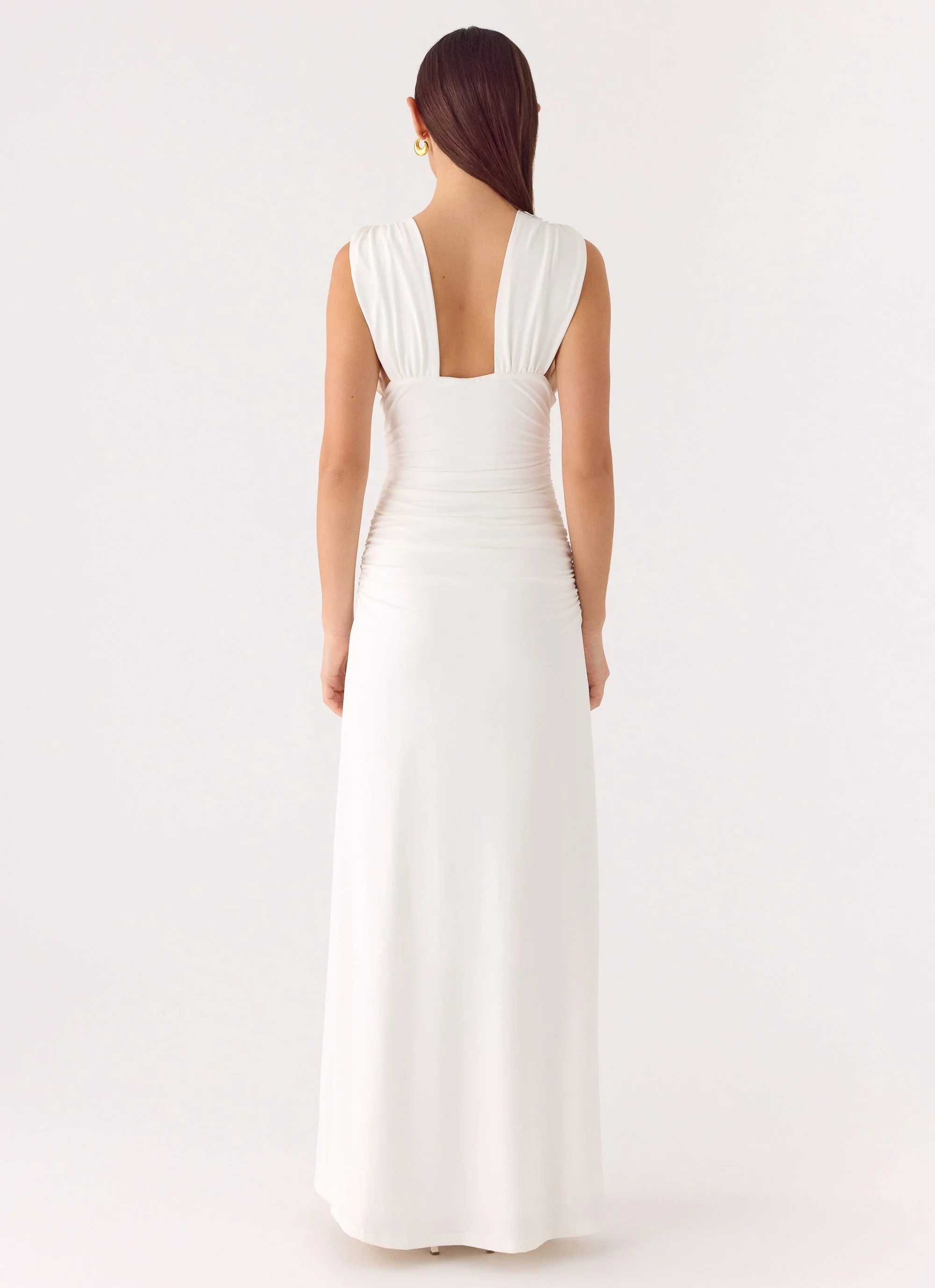 Options Maxi Dress - White - Image 4