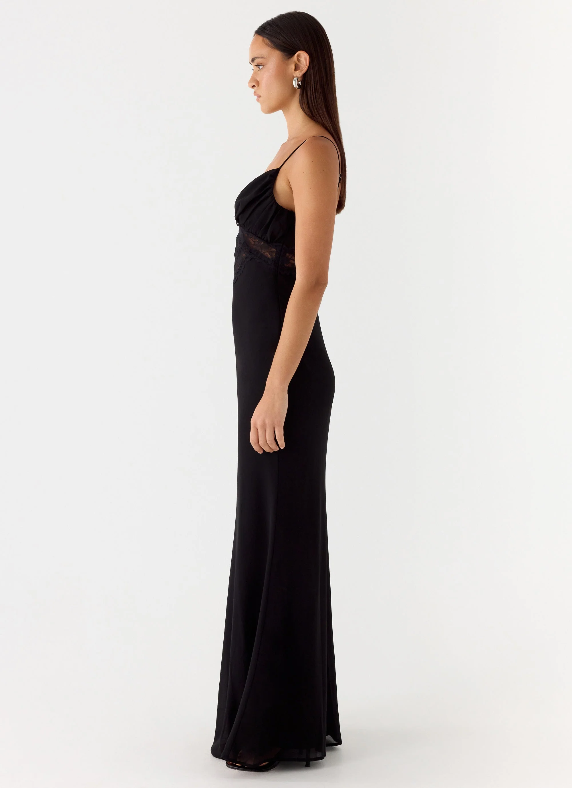 Opulent Maxi Dress - Black - Image 6