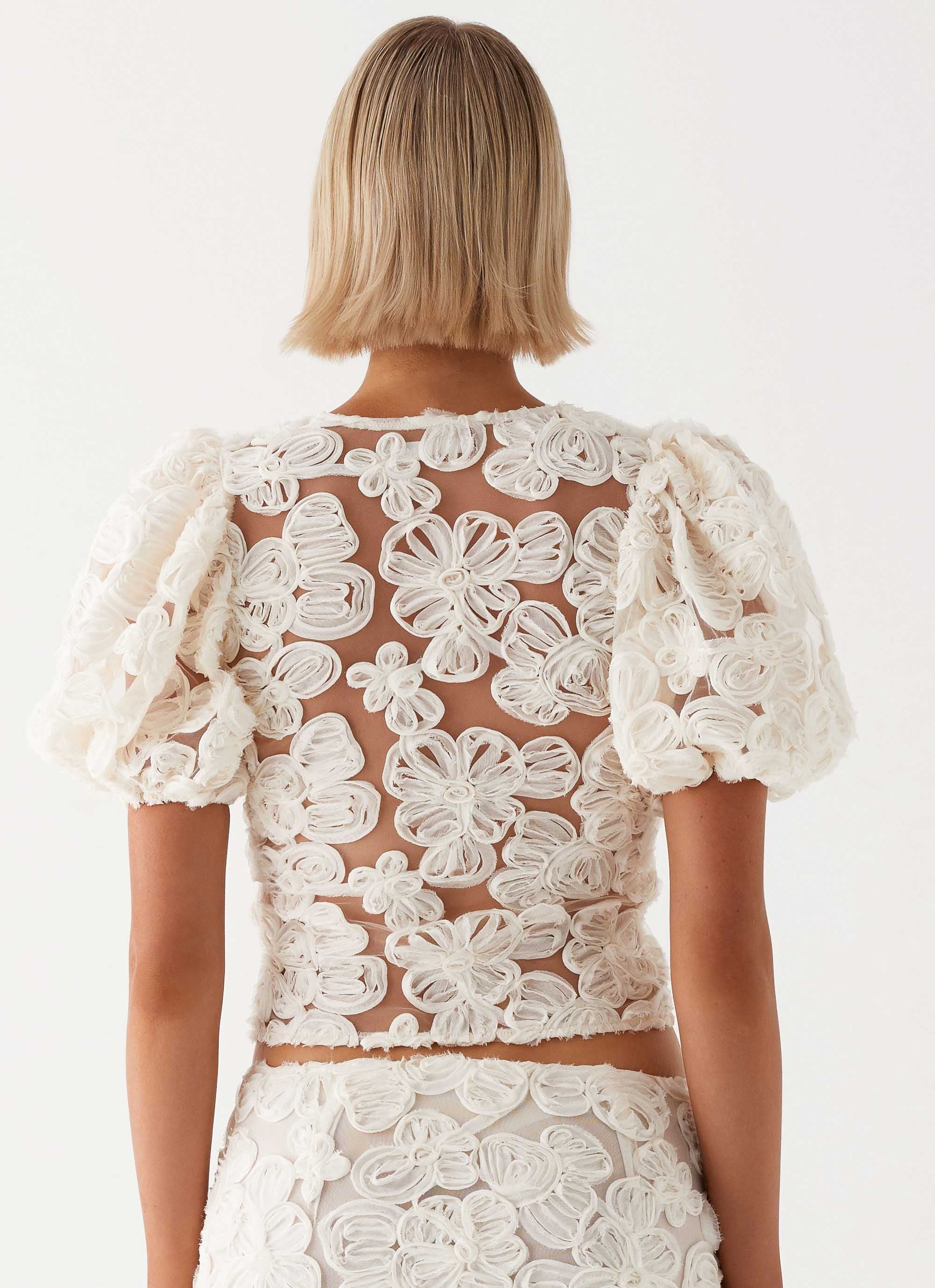 Orchid Breeze Top - Ivory - Image 5