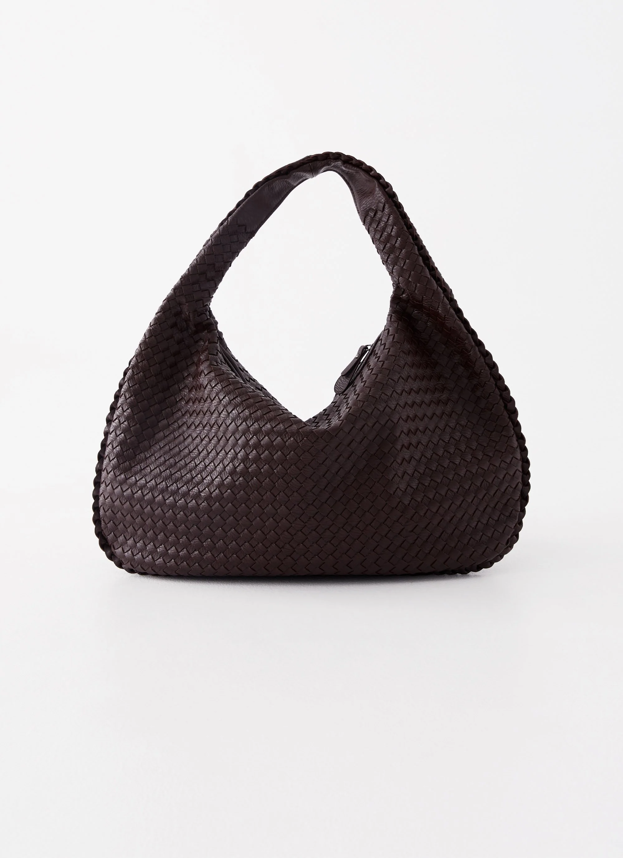 Oriona Woven Bag - Chocolate - Image 2