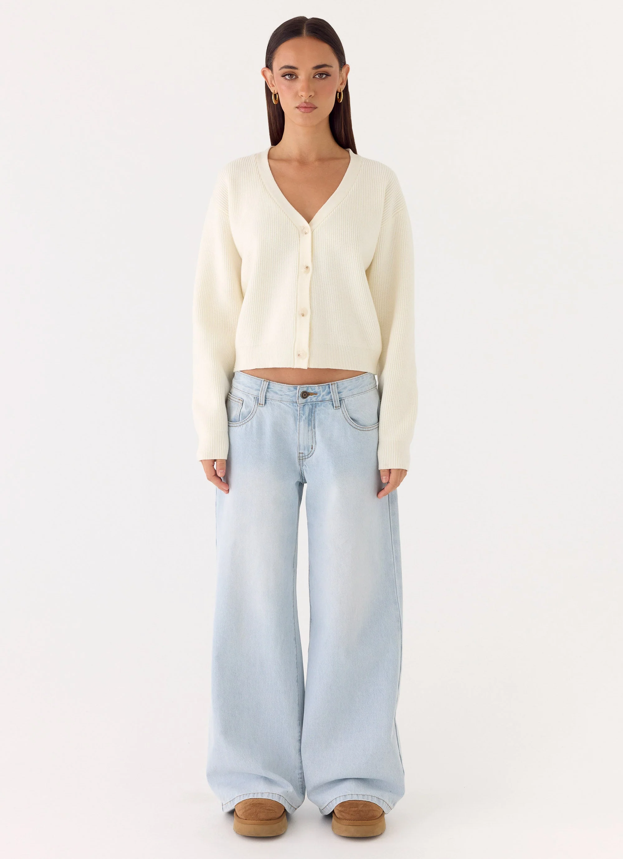 Orla Knit Sweater - Ivory - Image 4