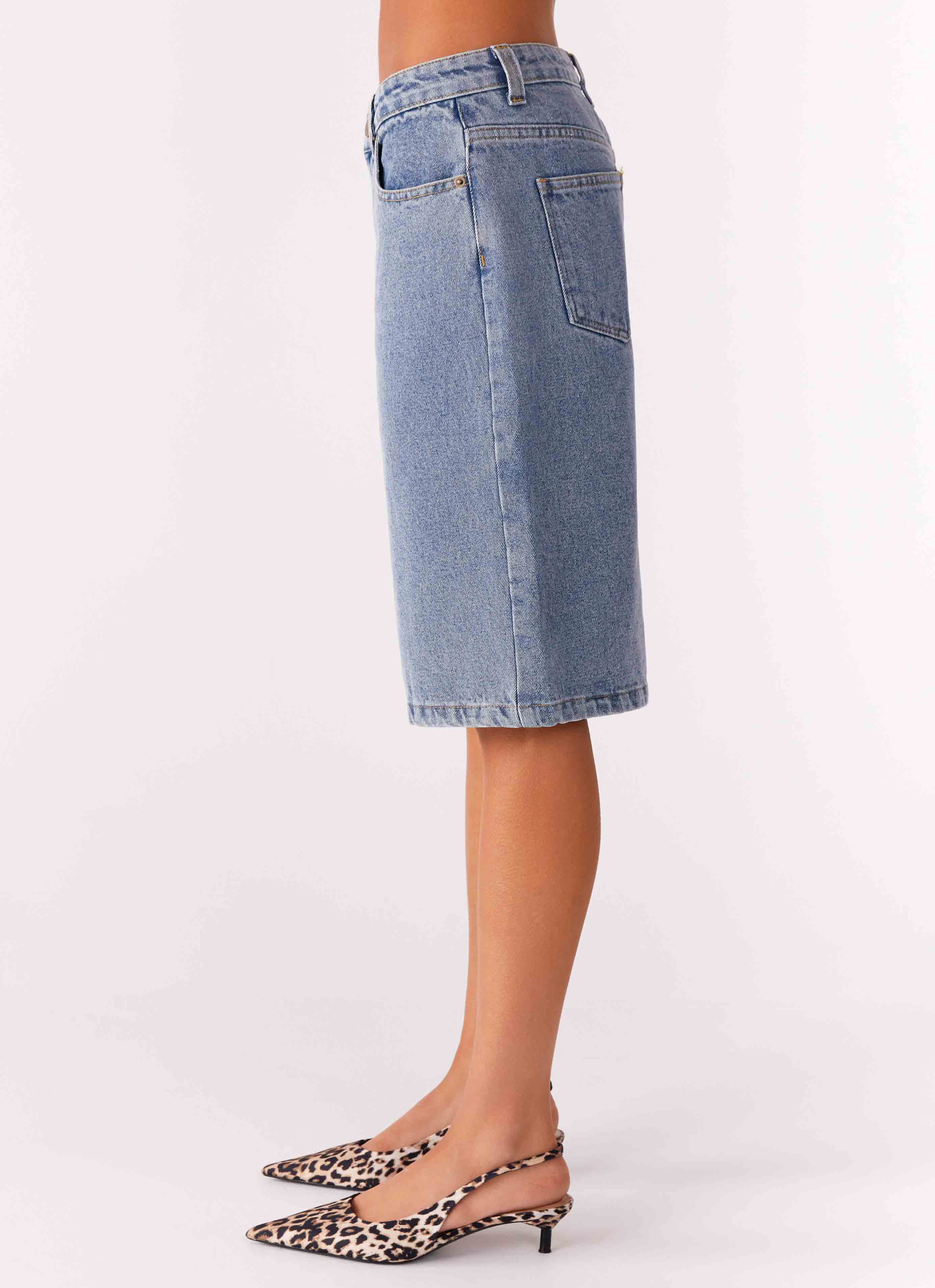 Orleans Denim Jorts - Blue - Image 3