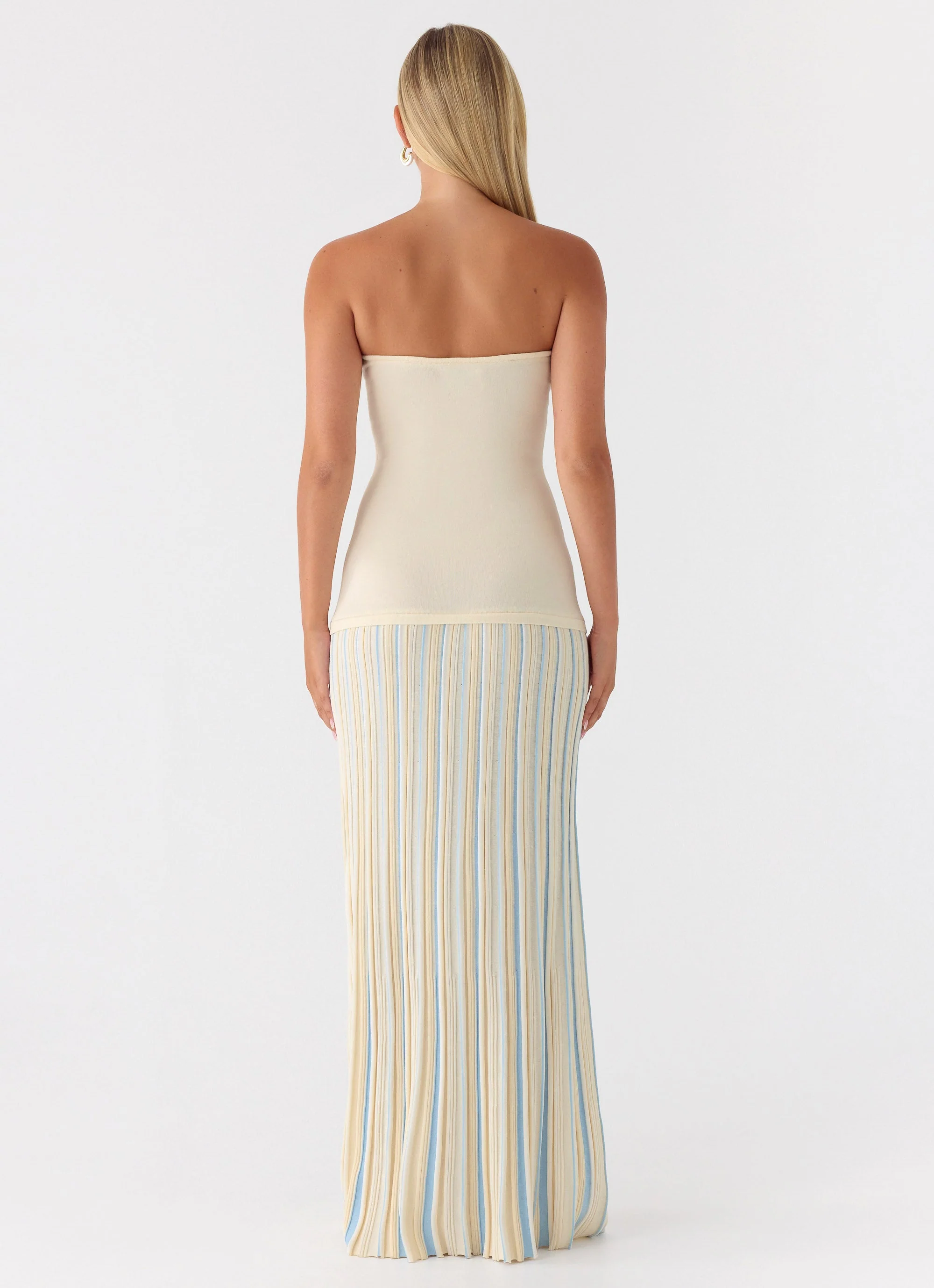 Otillie Knit Maxi Dress - Yellow - Image 3