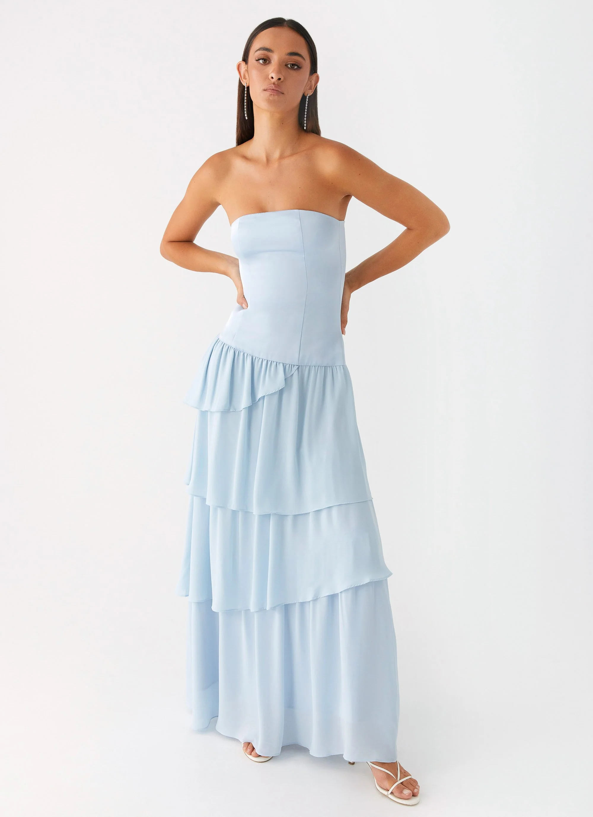 Our Story Maxi Dress - Pastel Blue - Image 5