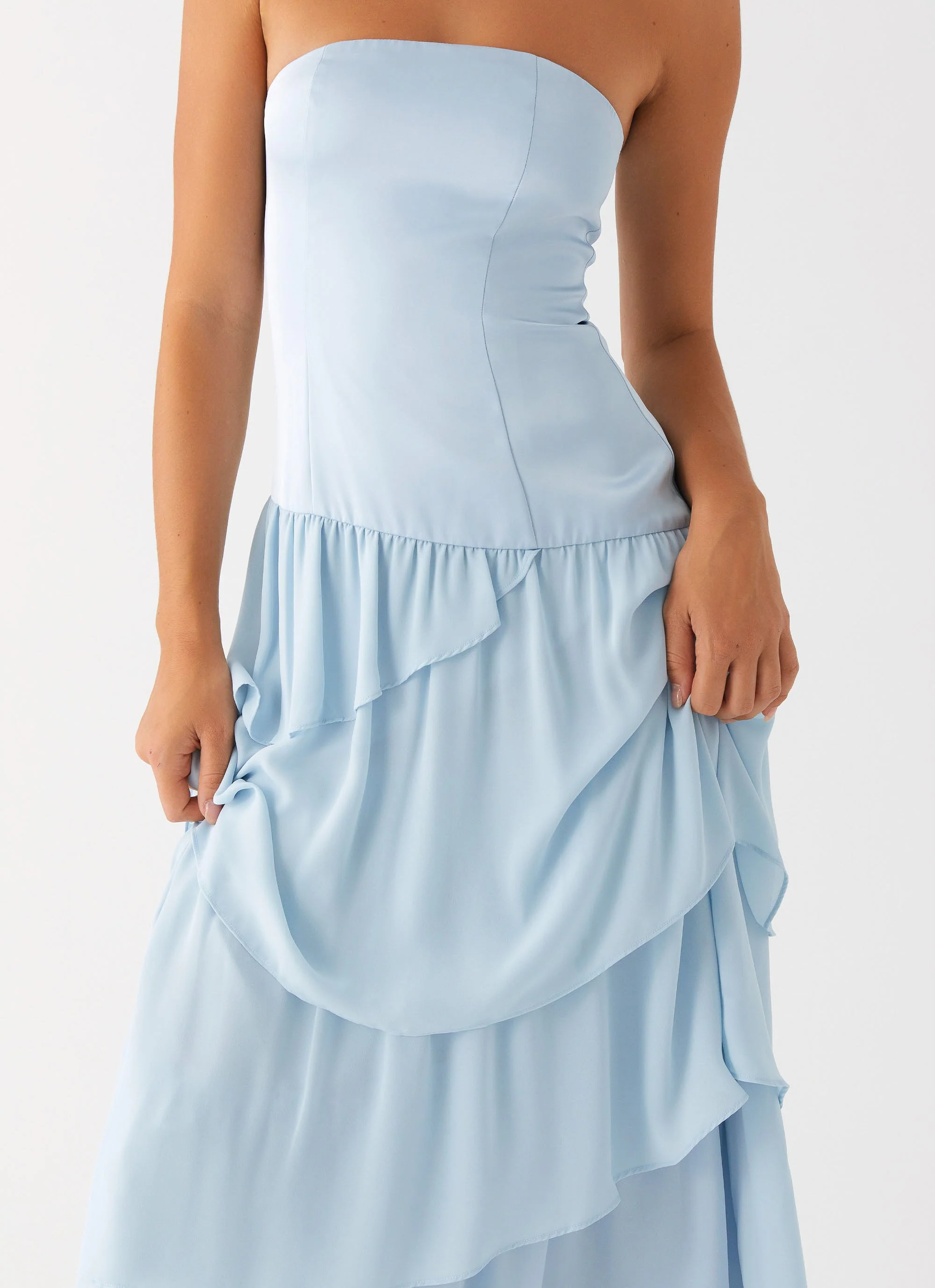Our Story Maxi Dress - Pastel Blue - Image 6