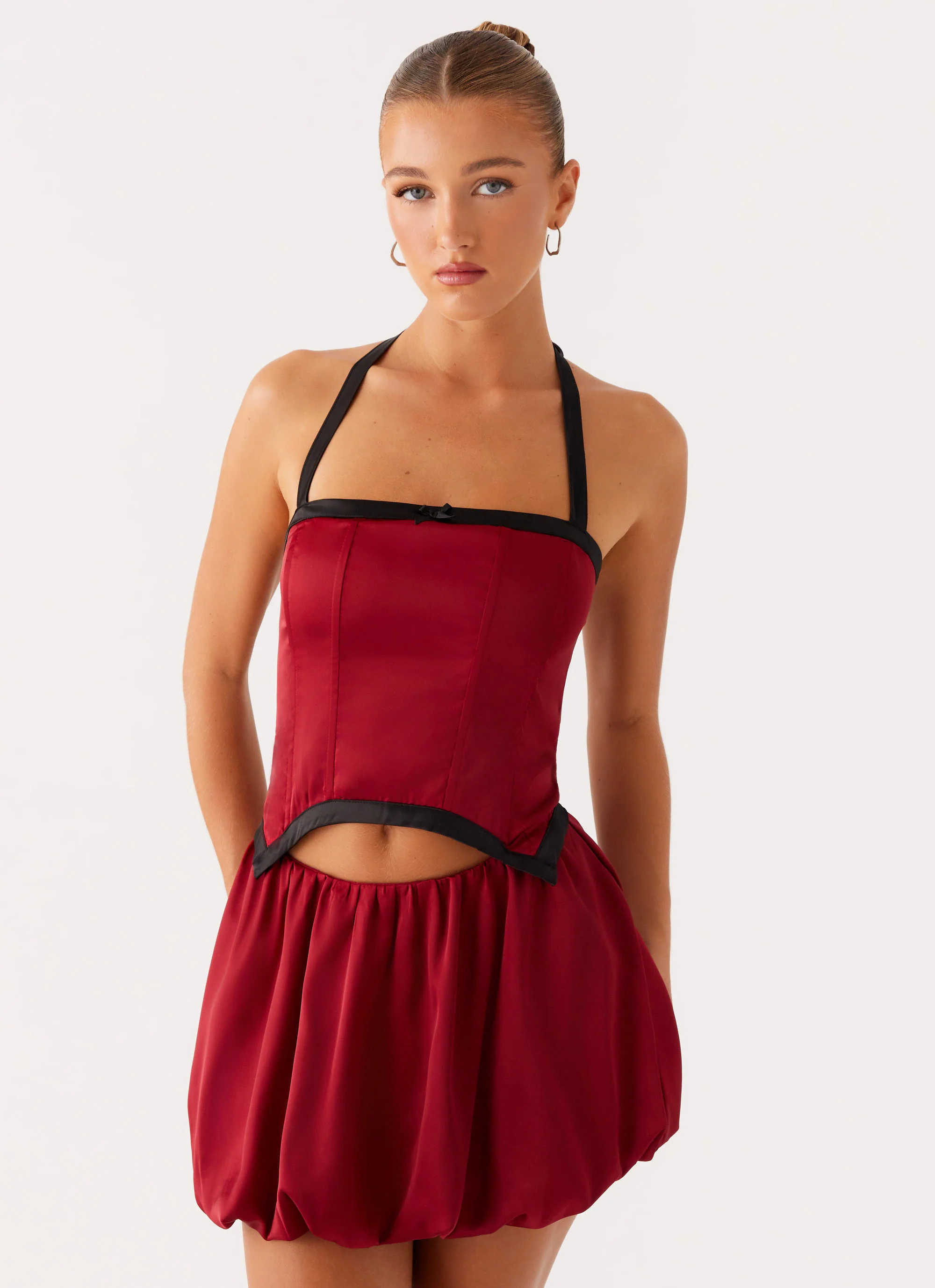 Pacific Mini Dress - Red - Image 2