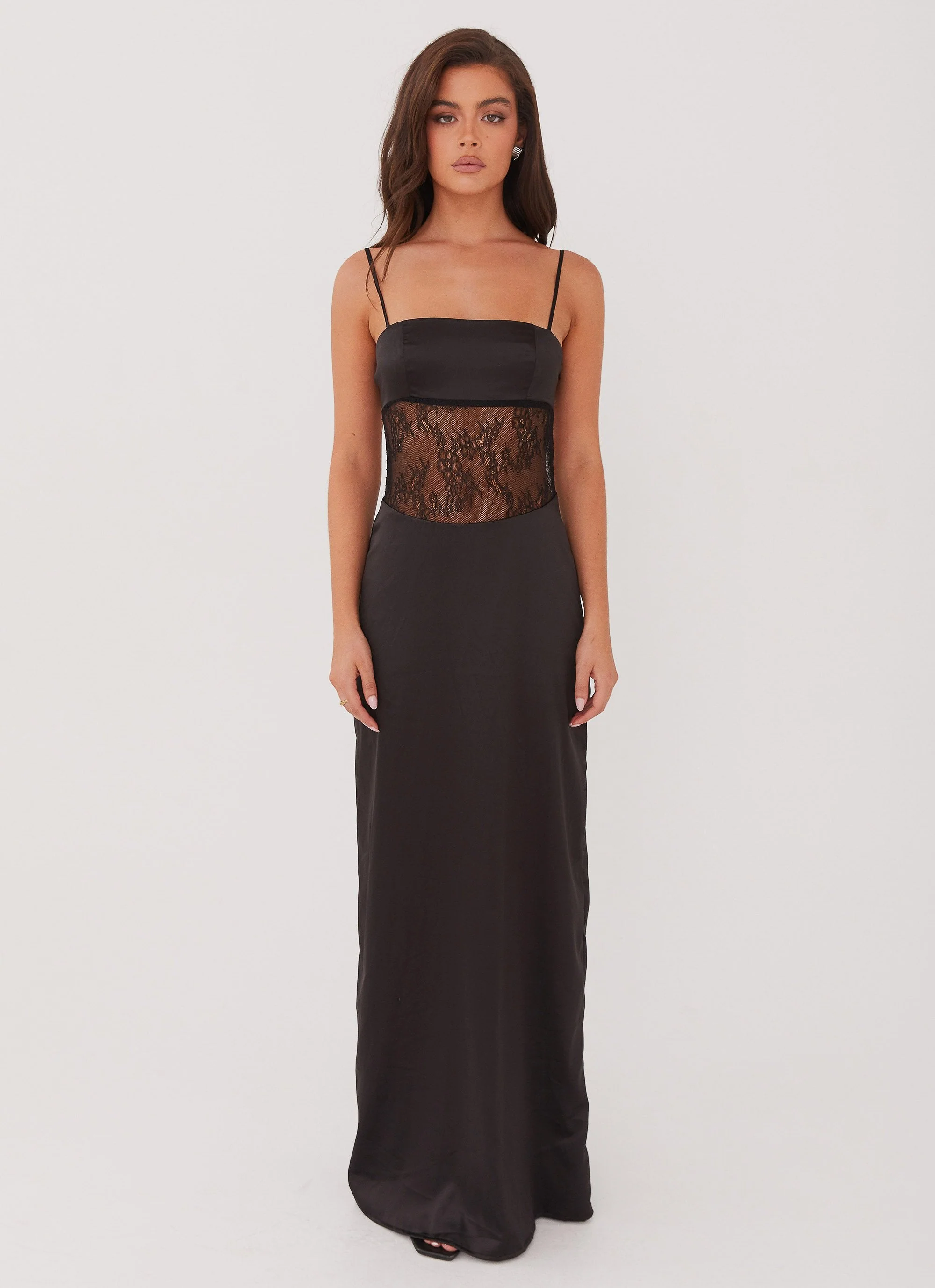 Palais Royale Lace Maxi Dress - Black - Image 2