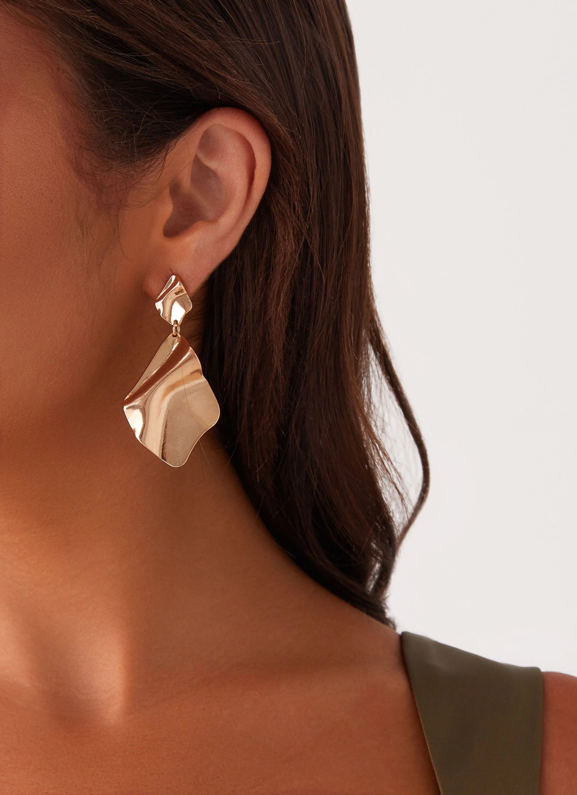 Palermo Earrings - Gold - Image 4
