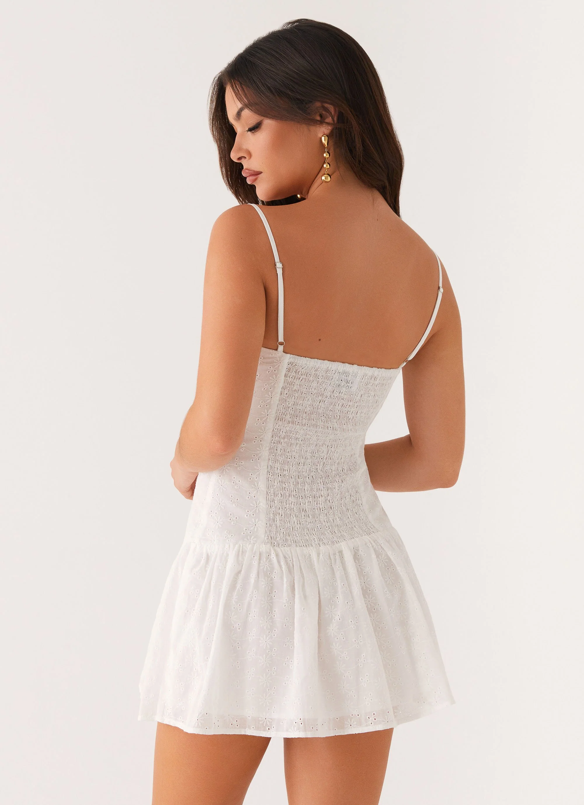 Palm Springs Mini Dress - White - Image 4