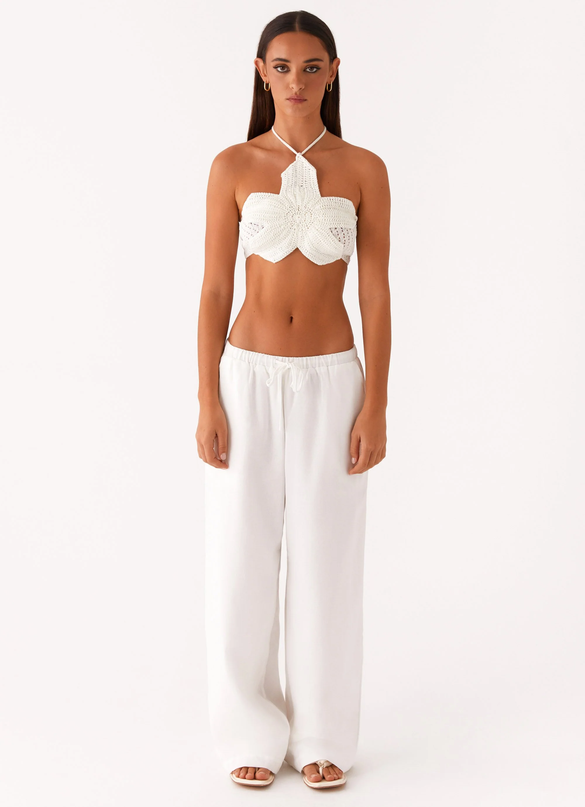 Palmilla Crochet Top - White - Image 3