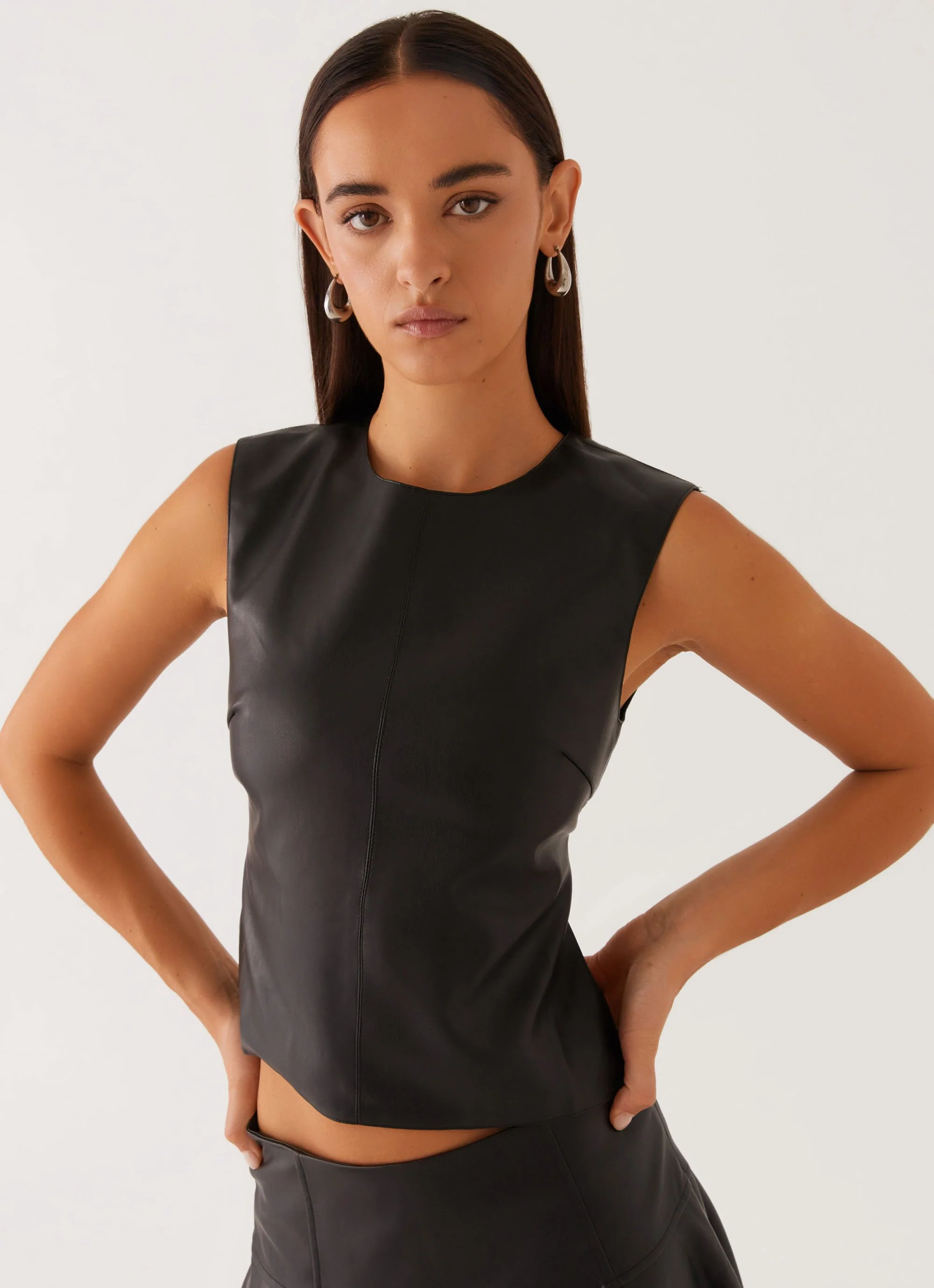 Paola Tank Top - Black - Image 5