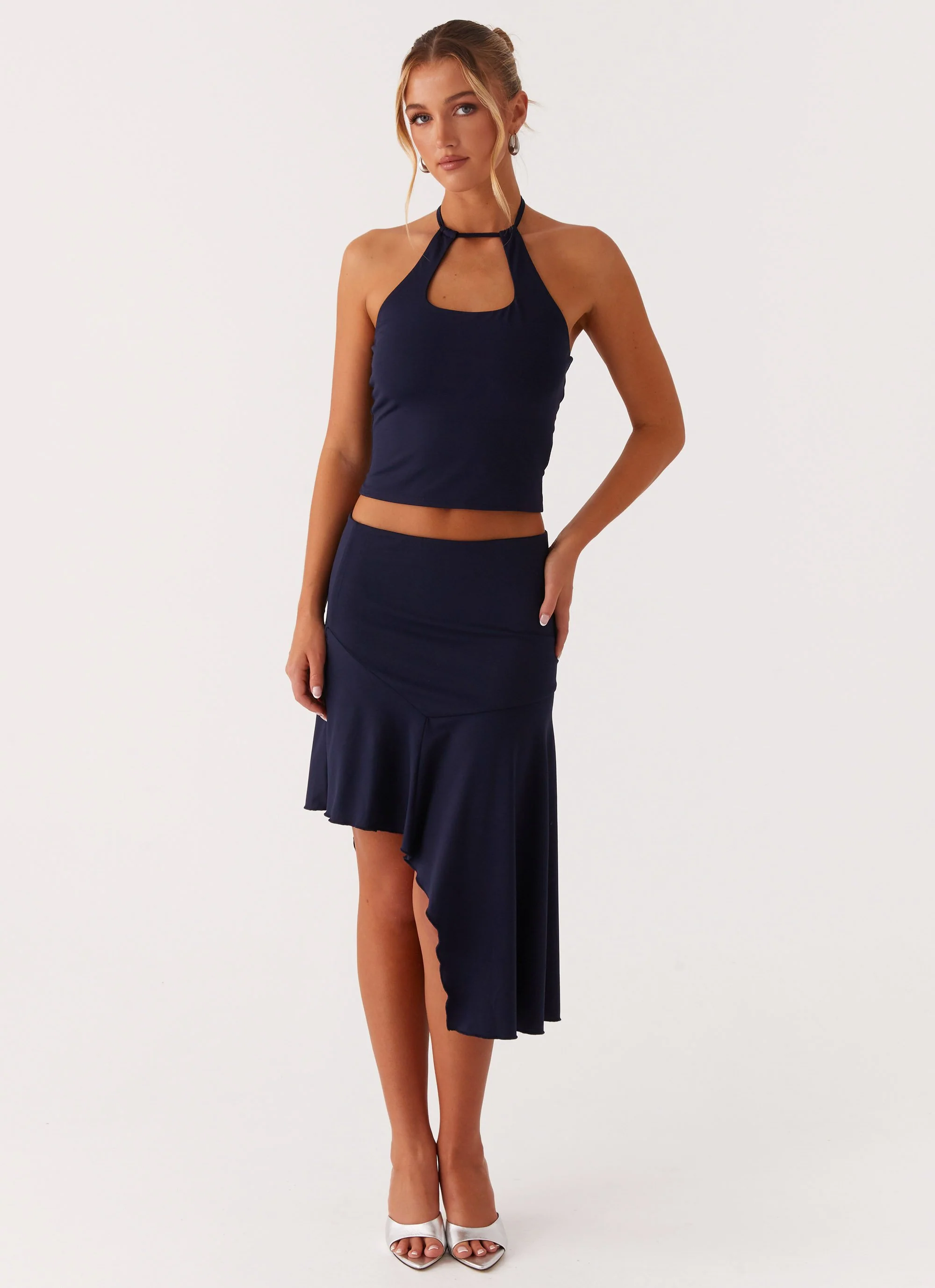 Paris Nights Halter Top - Navy - Image 6