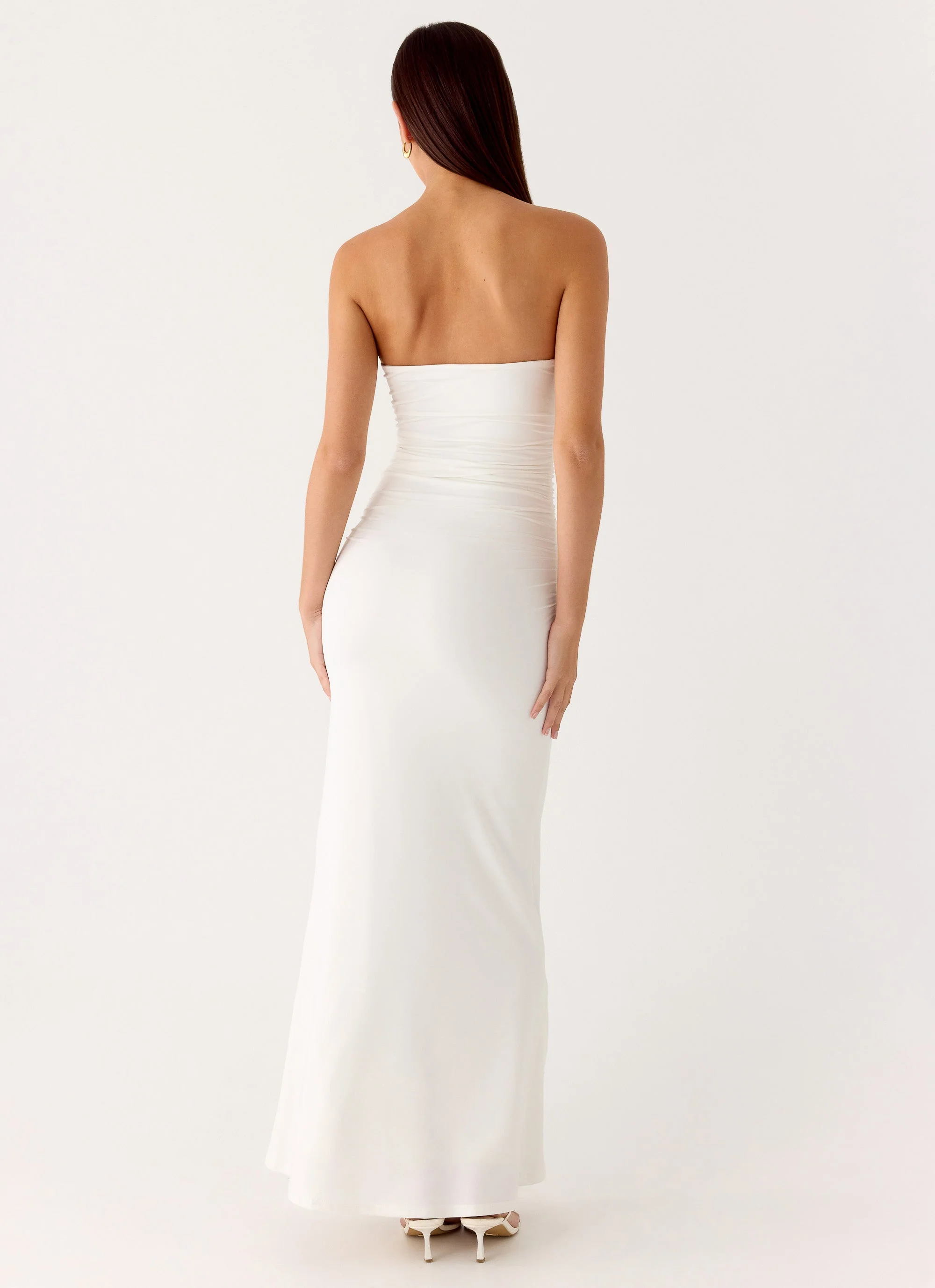 Party After Party Shell Maxi Dress - White - Image 3