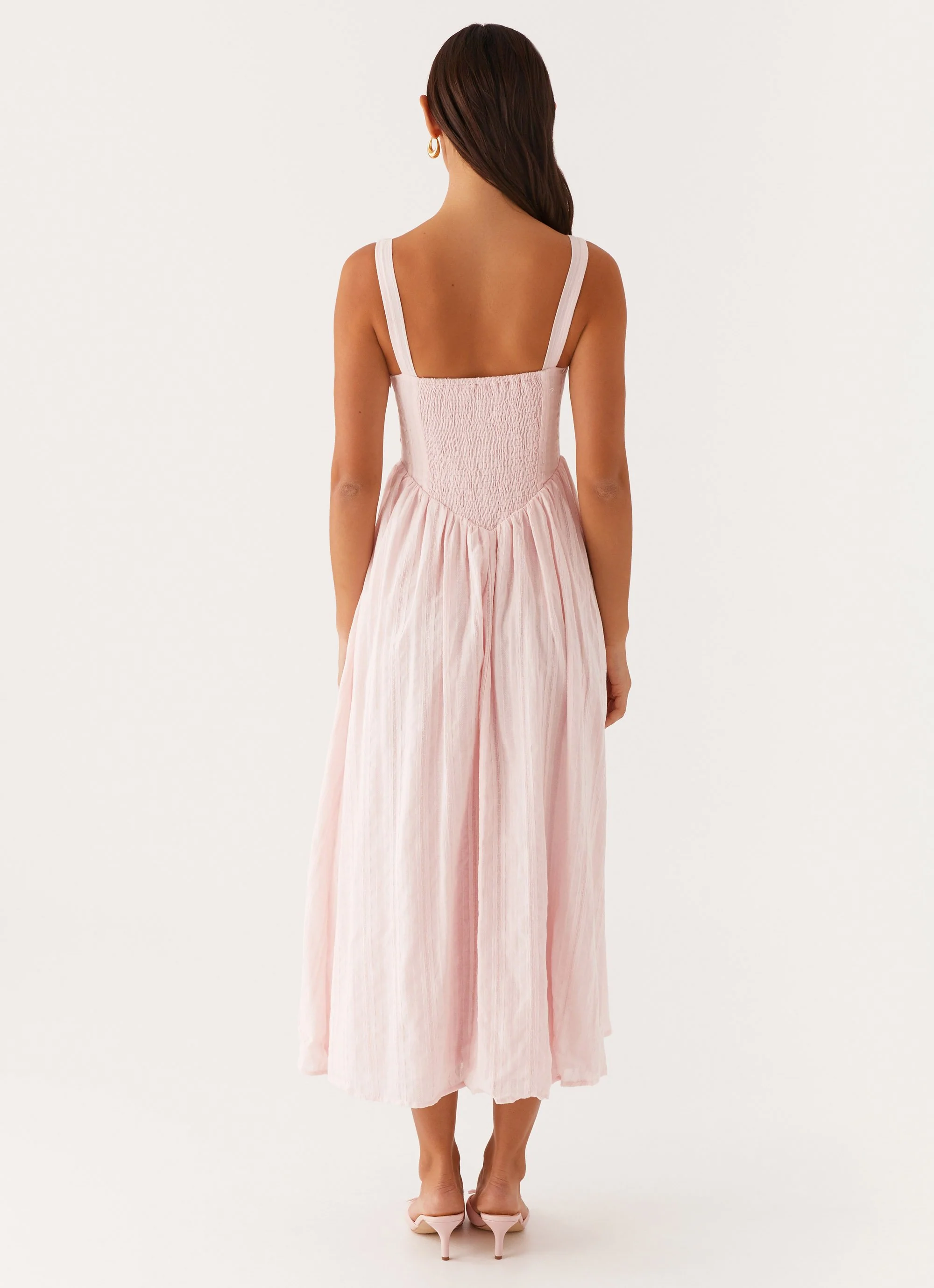 Pascuelle Midi Dress - Pink - Image 4