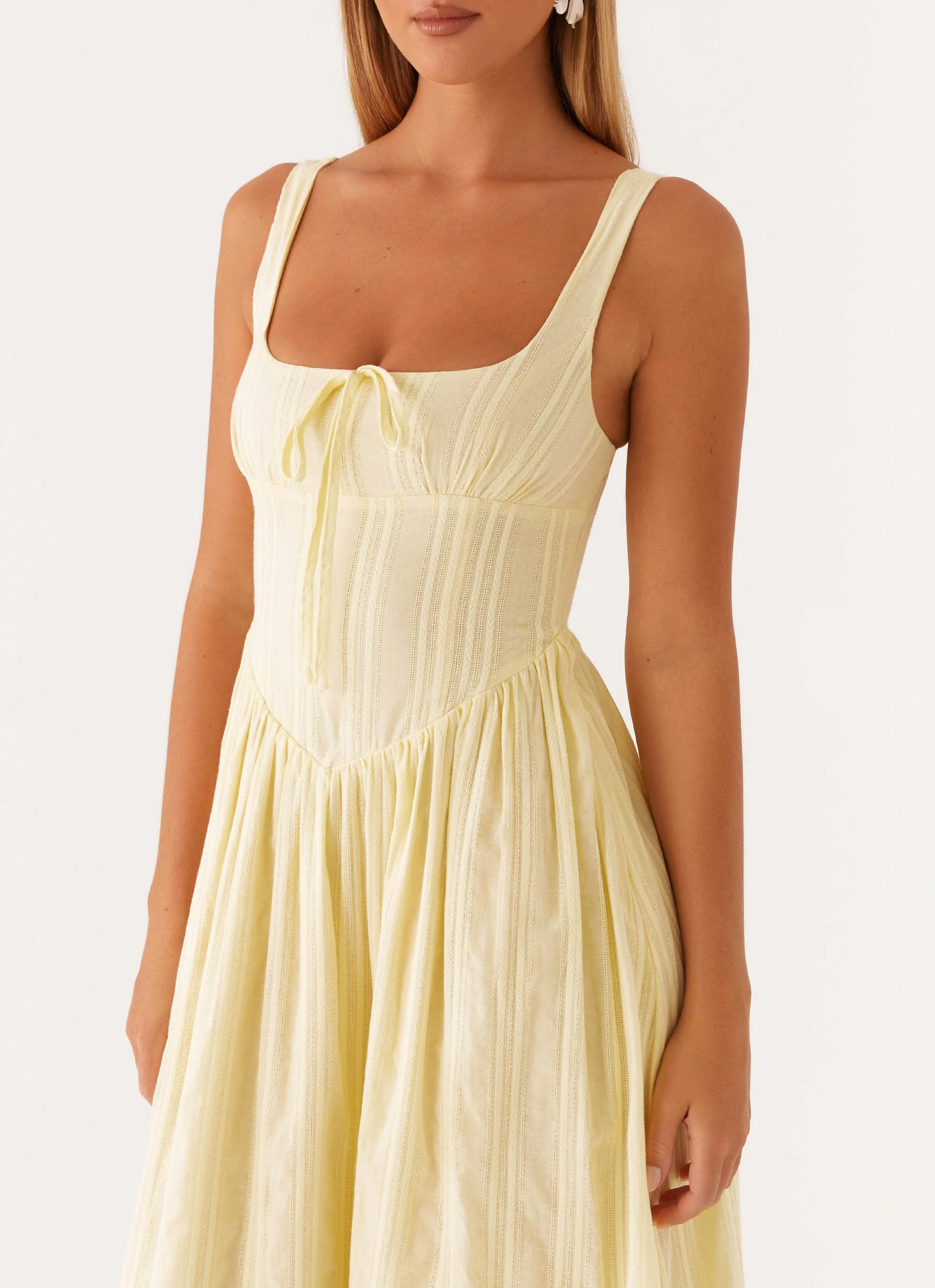 Pascuelle Midi Dress - Yellow - Image 6
