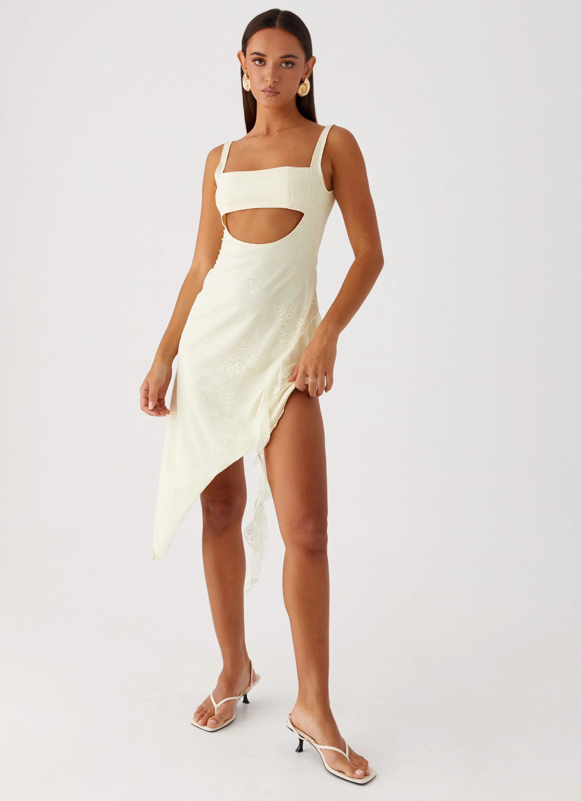 Patricia Midi Dress - Yellow - Image 6