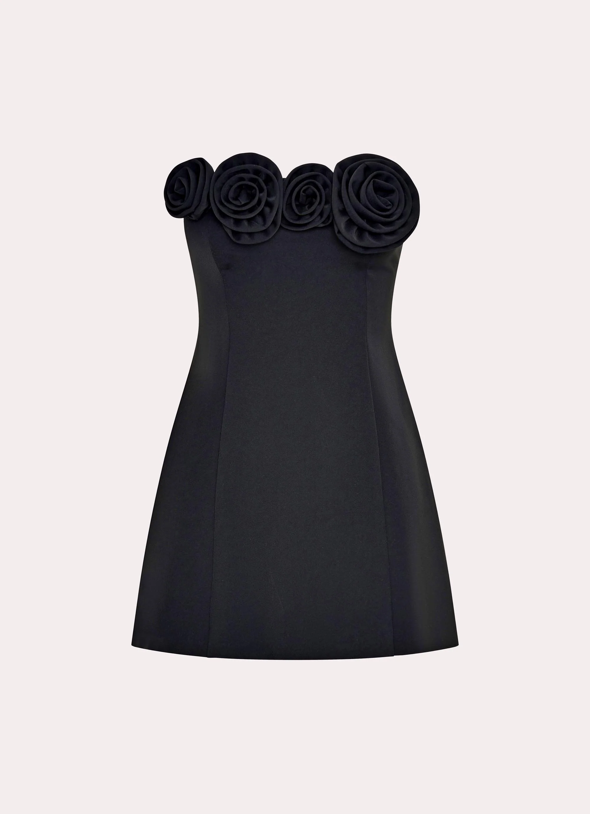 Patsie Strapless Mini Dress - Black - Image 6