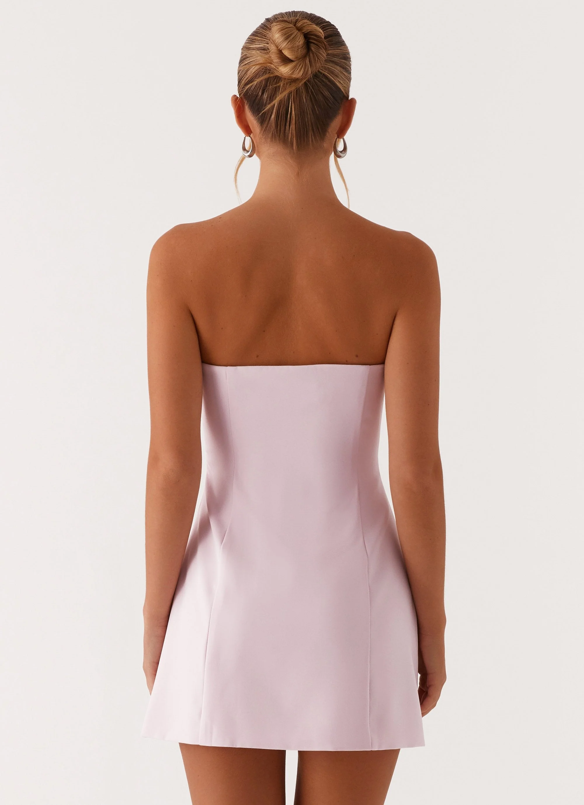 Patsie Strapless Mini Dress - Pink - Image 2