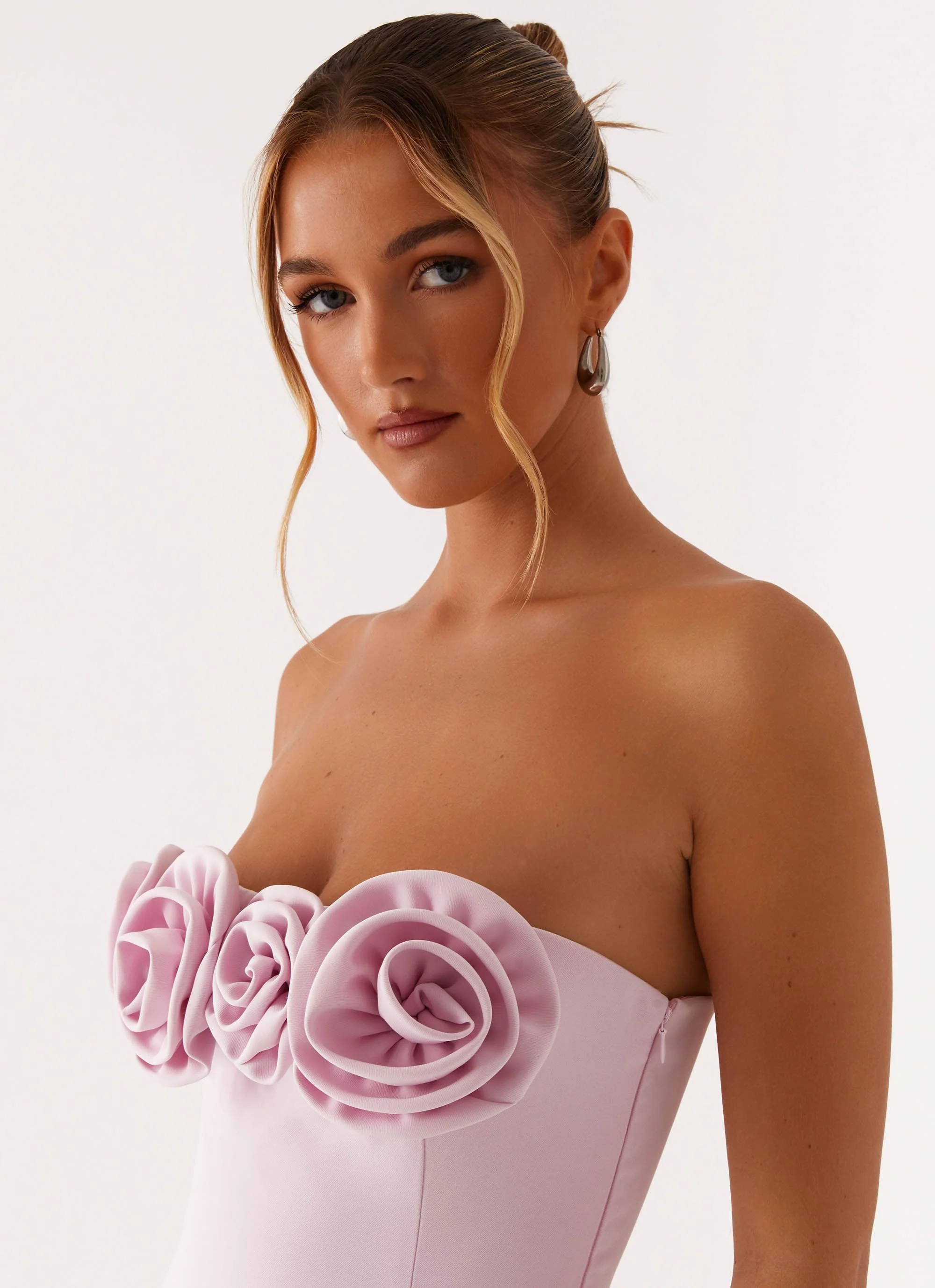 Patsie Strapless Mini Dress - Pink - Image 5