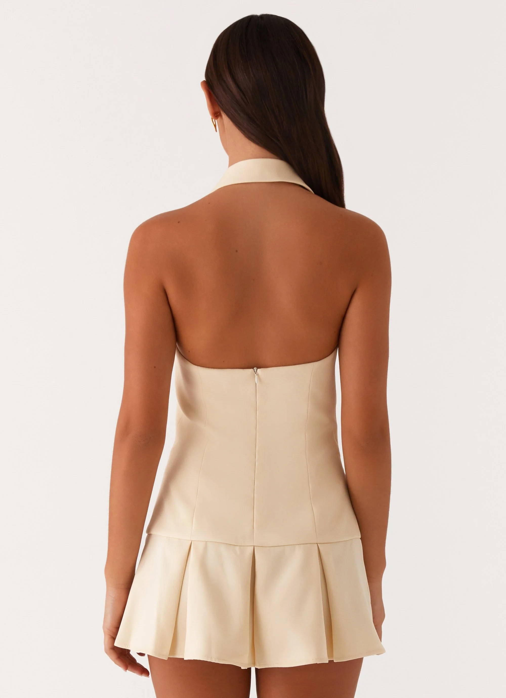 Payton Mini Dress - Lemon - Image 4