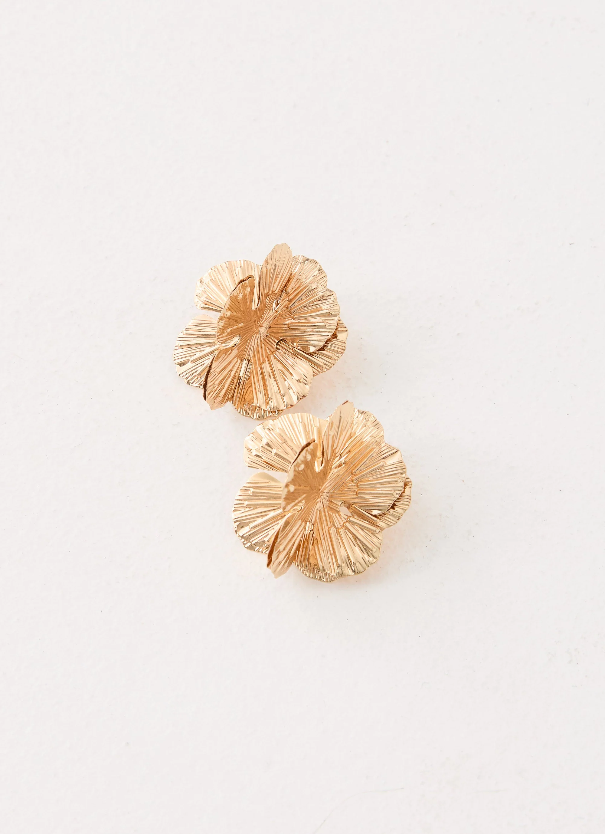 Peachy Dream Earrings - Gold - Image 4