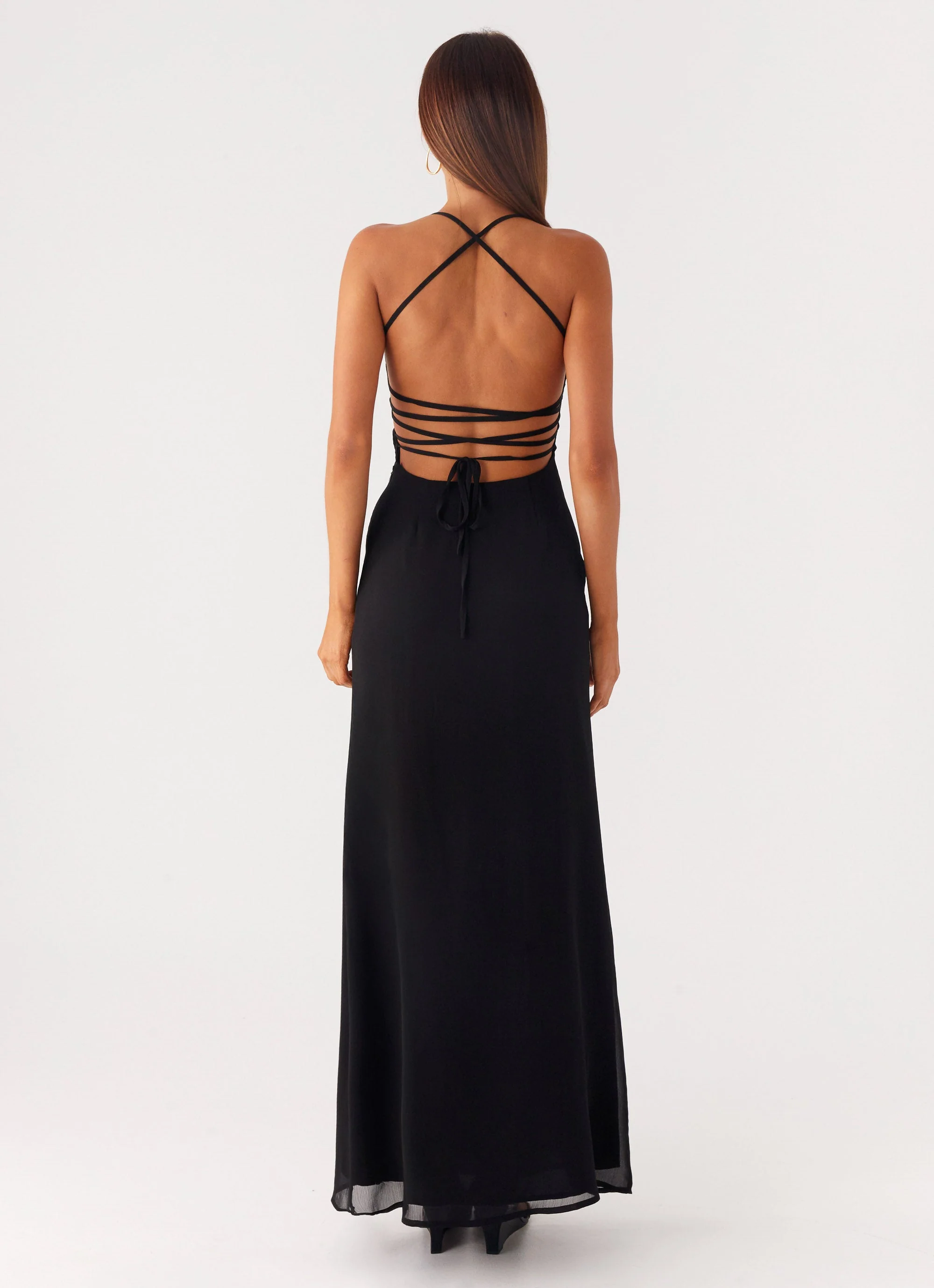 Peggy Maxi Dress - Black - Image 4